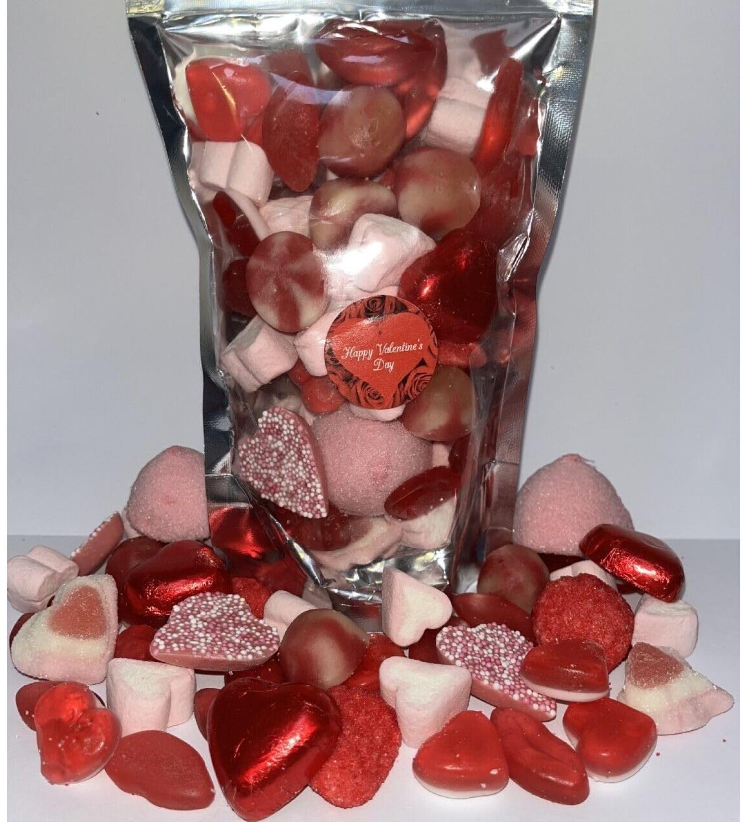 Happy Valentines Day Sweets Gift Bag Assorted Sweet Pick N Mix Candy Pouch 200g - Buy Online on GoSupps.com