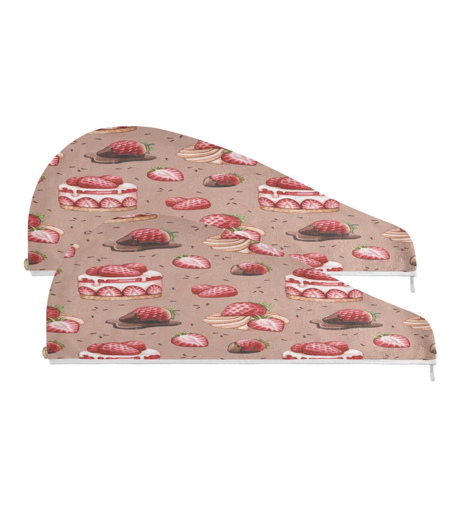 Buy Sweets Dry Hair Cap - 2 Piece Quick Drying Towel Set with Button Headband | Super Absorbent & Comfortable for Every Hair Type - International Shipping Available - Buy Online on GoSupps.com