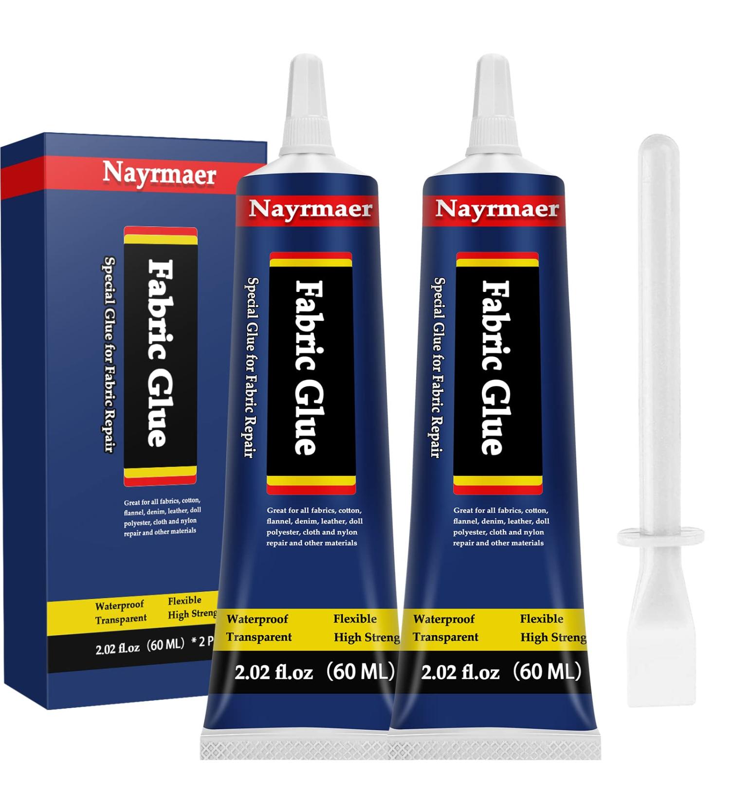 Permanent Clear Fabric Glue for All Fabrics - Ideal for Clothing, Leather, Polyester, Doll Repair - 24 Hours Dry & Waterproof - Buy Online on GoSupps.com