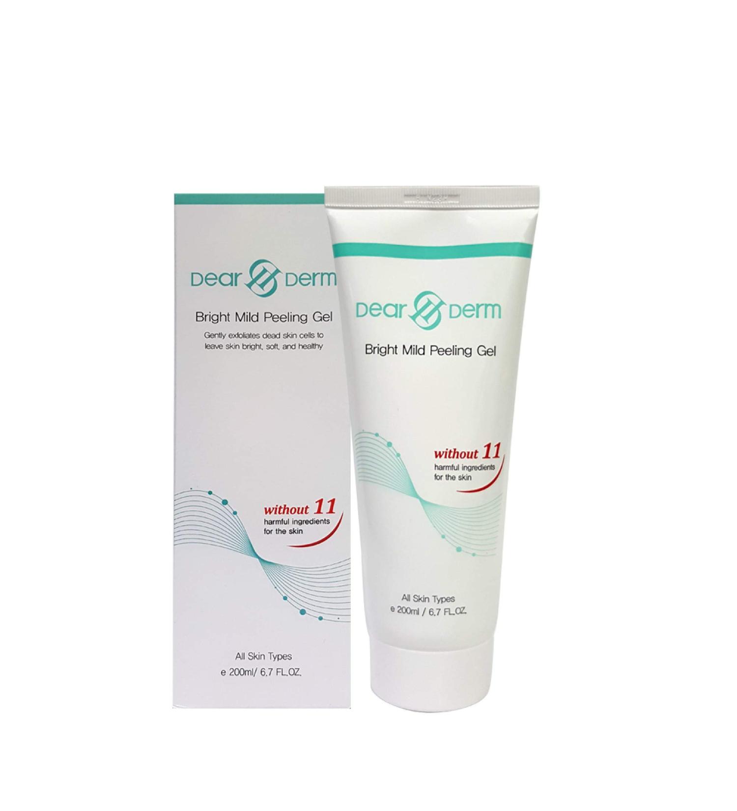Dearderm Bright Mild Peeling Gel - Gentle Exfoliation for Radiant Skin - International Shipping Available - Buy Online on GoSupps.com