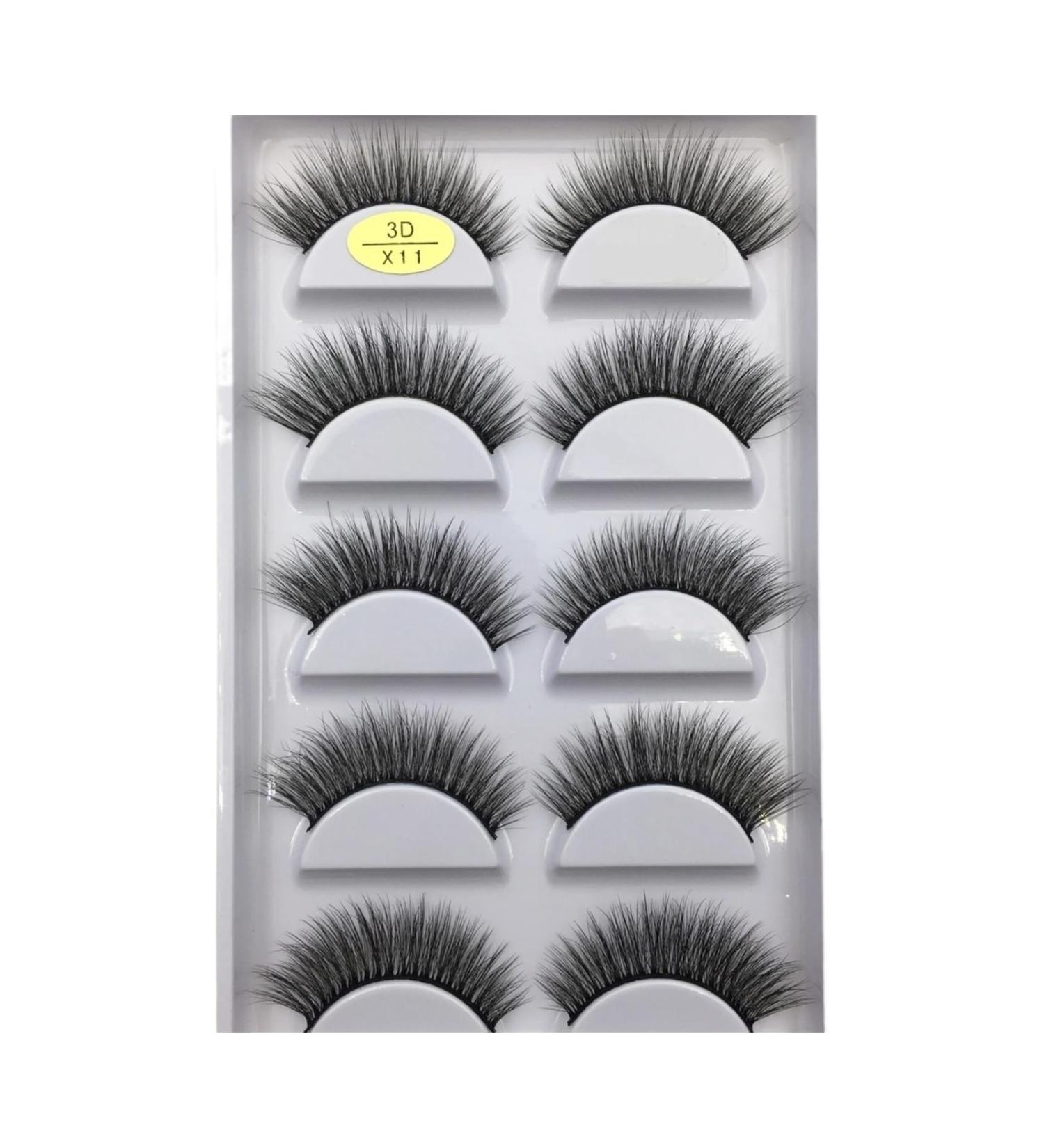 UAMOU 10/50 Boxes 37 Style 5 Pairs Natural 3D False Eyelashes Makeup Fake Eye Lashes Faux Cils Make Up Beauty Maquillaje Cheerfully (Color : 5Pairs X11 Size : 10 Boxes 50Pairs) - Buy Online on GoSupps.com