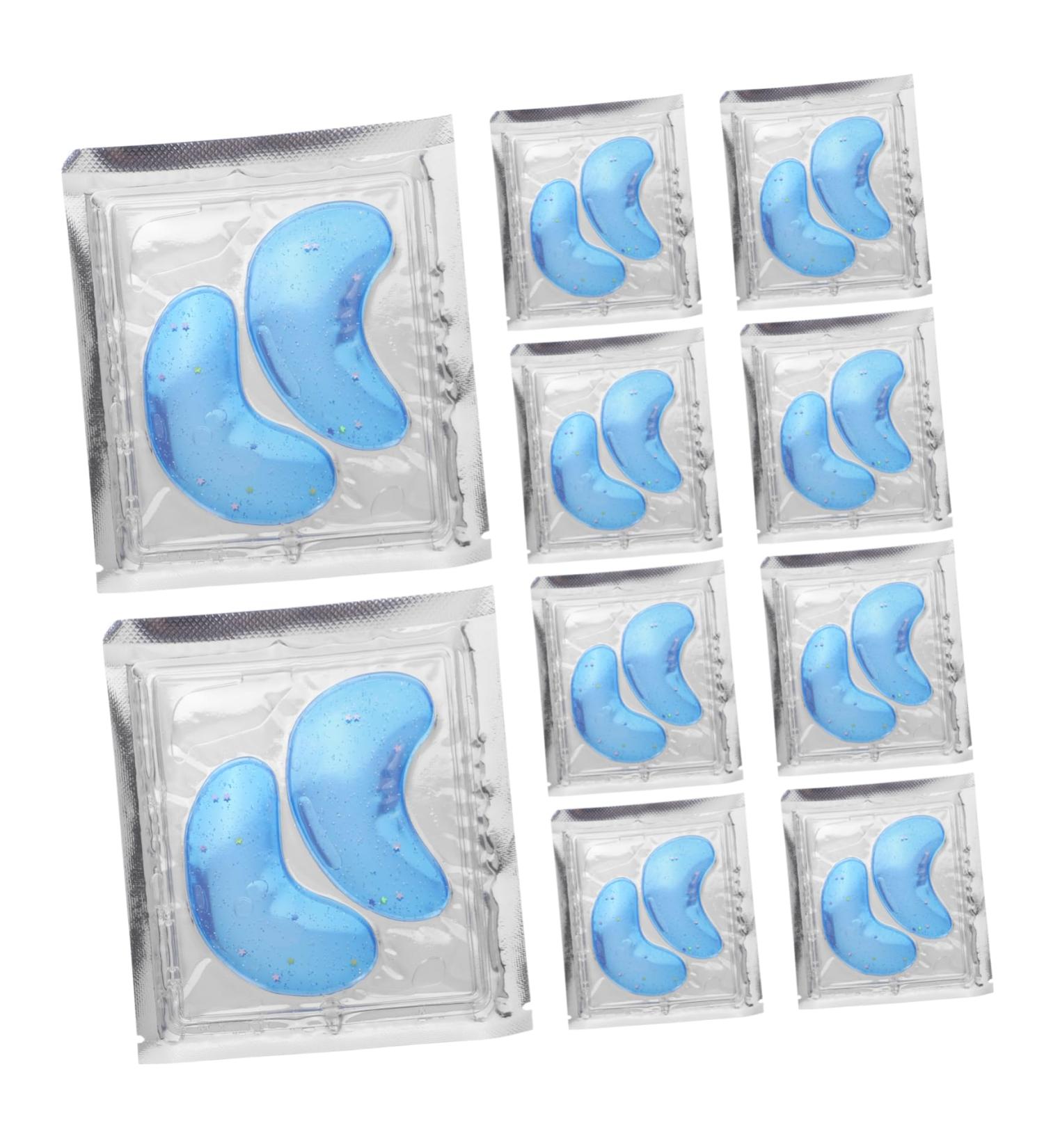 VICASKY Lot de 10 paires de cache-yeux pour le traitement des cernes - Masque hydratant pour les yeux - Masque de traitement des yeux - Collag ne - Bleu ciel - Buy Online on GoSupps.com