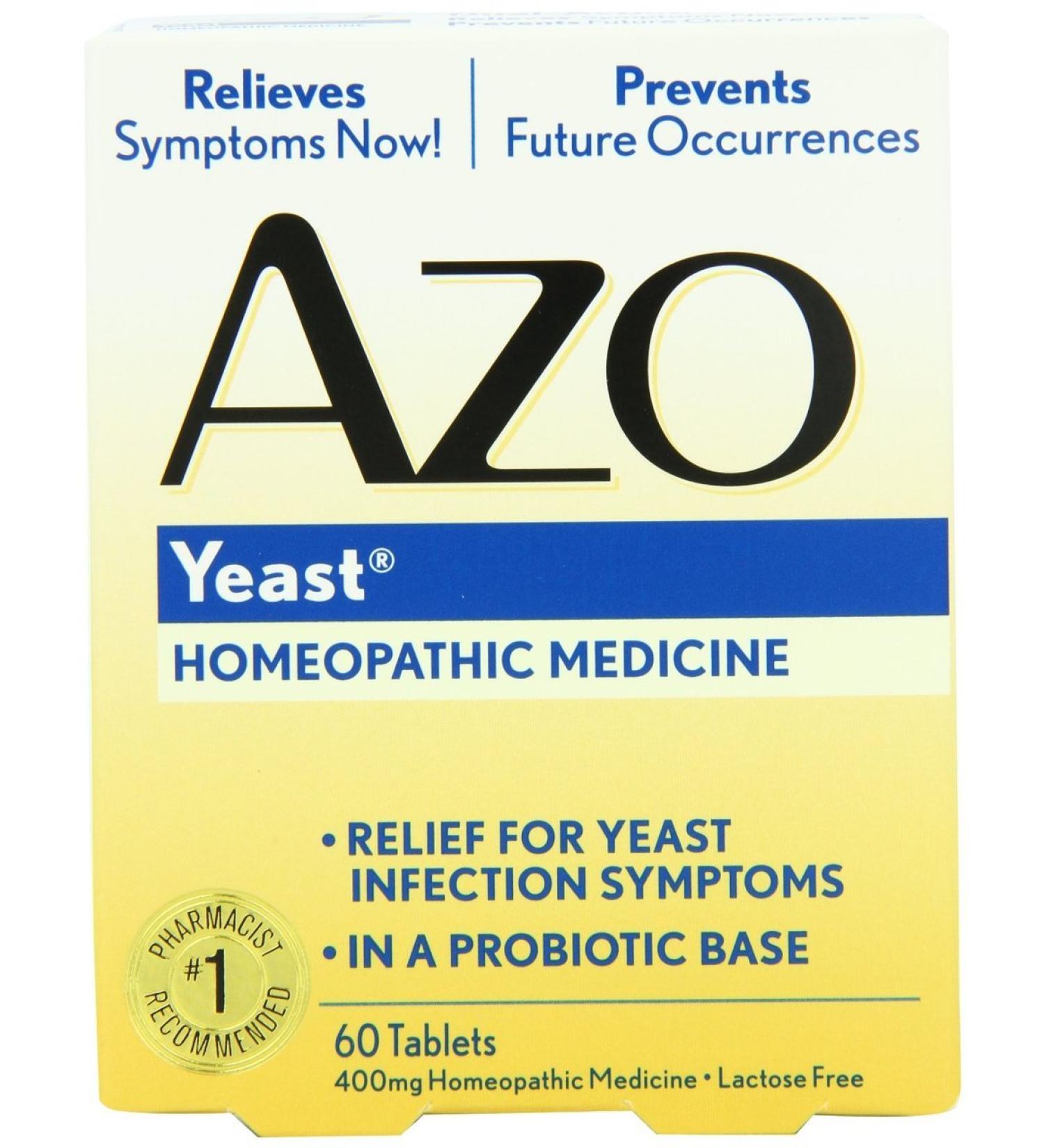 Azo Yeast 60 Tablets