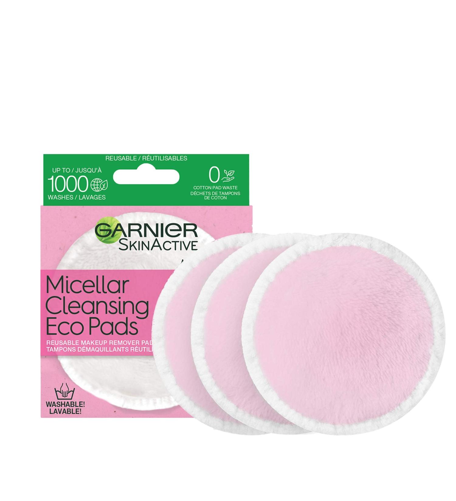 Garnier SkinActive Micellar Cleansing Eco Pads - 3 Pack for Effortless Makeup Removal - Buy Online on GoSupps.com