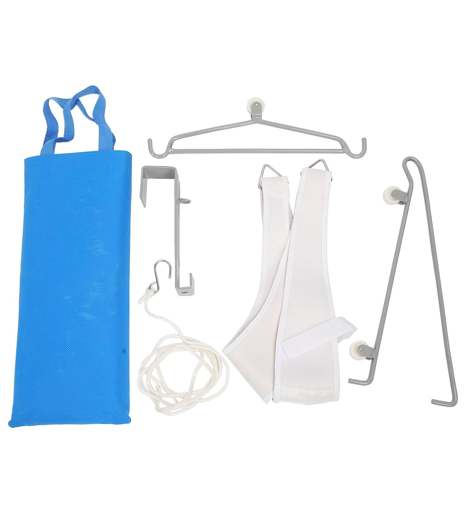 Glisson Sling Cervical Spine Traction Device | Neck Stretcher & Chiropractic Kit for Pain Relief | Over Door Cervical Traction Complete Kit - Buy Online on GoSupps.com