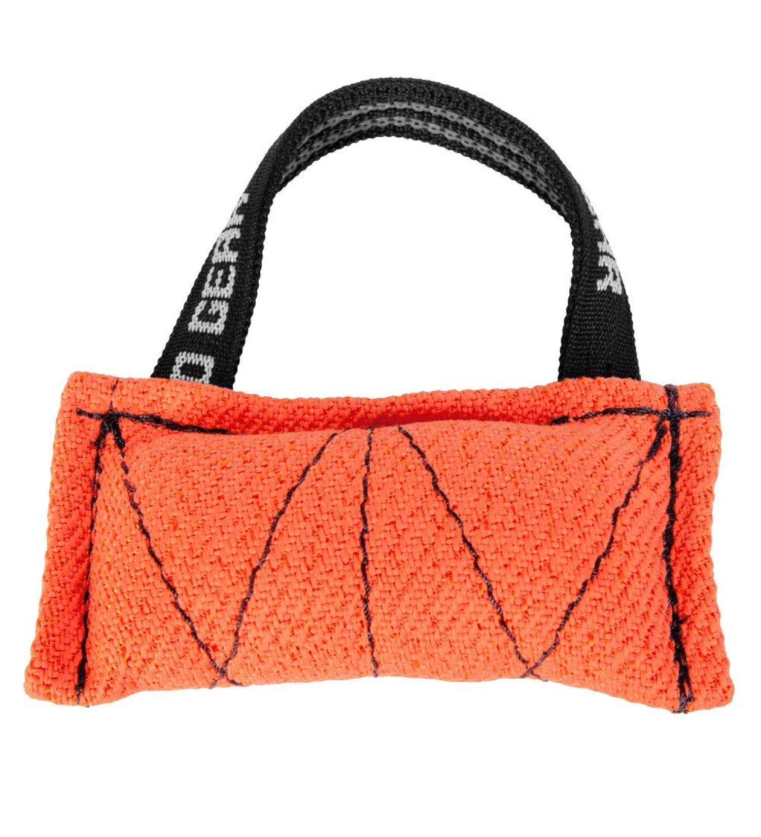 Dingo Gear Cotton-Nylon Bite Sausage for Dog Training - 15x8 cm Piccolo Orange S00699 | International Shipping Available - Buy Online on GoSupps.com