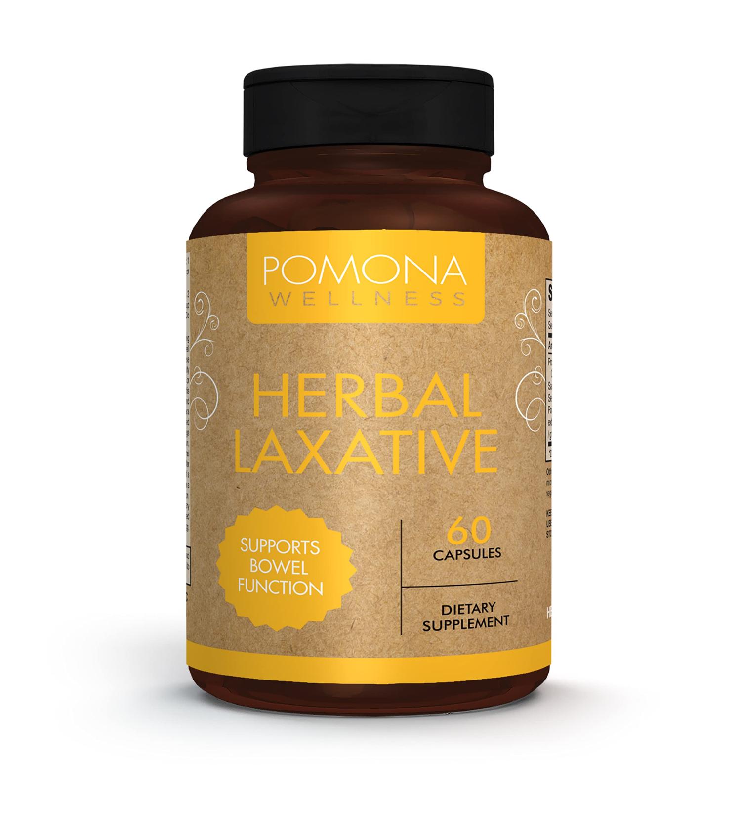 Pomona Wellness Herbal Laxative - Natural Constipation Relief & Gentle Detox - 60 Count - Buy Online on GoSupps.com