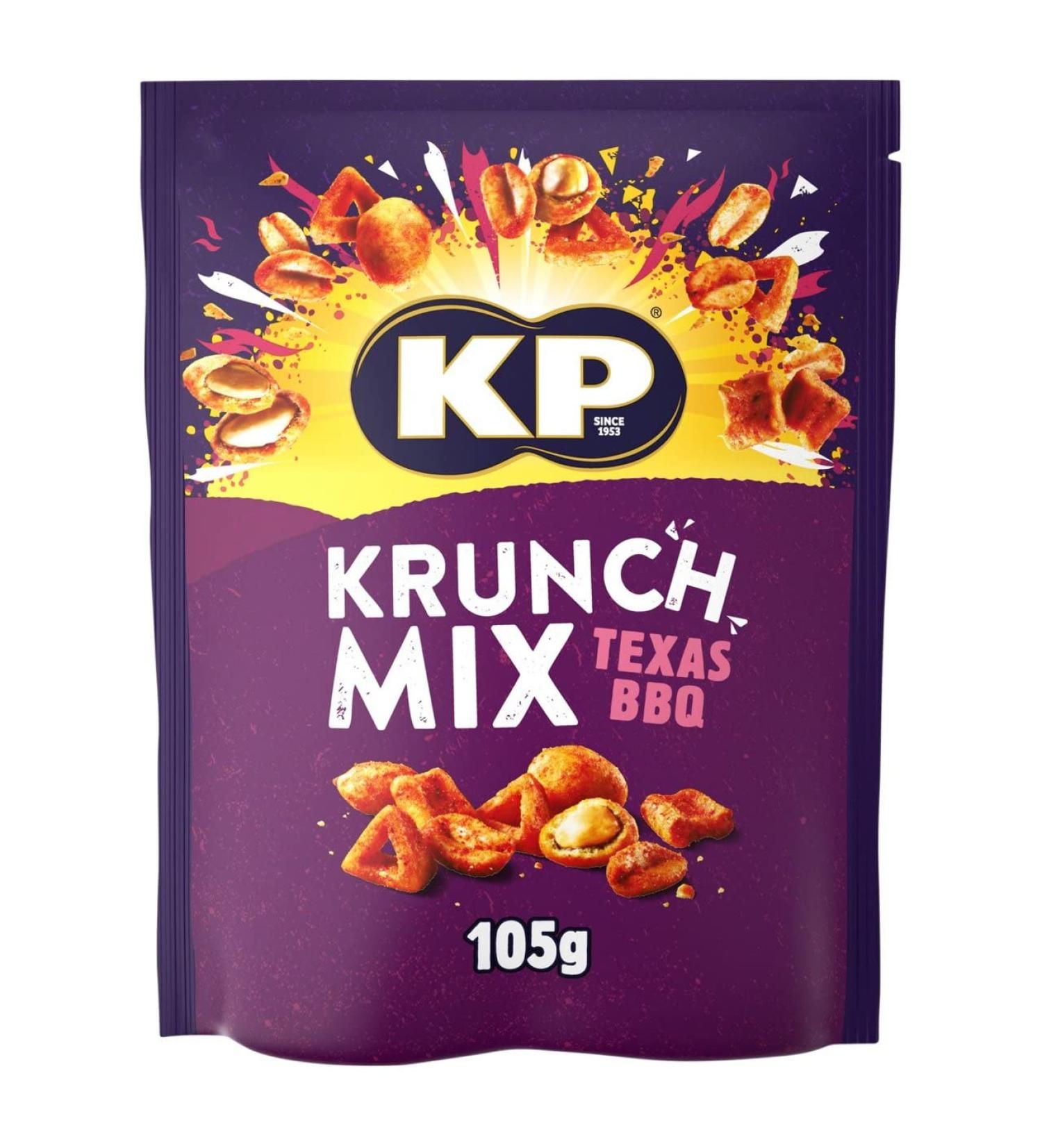 KP Krunch Mix Texas BBQ Peanut & Snack Mix 105g
