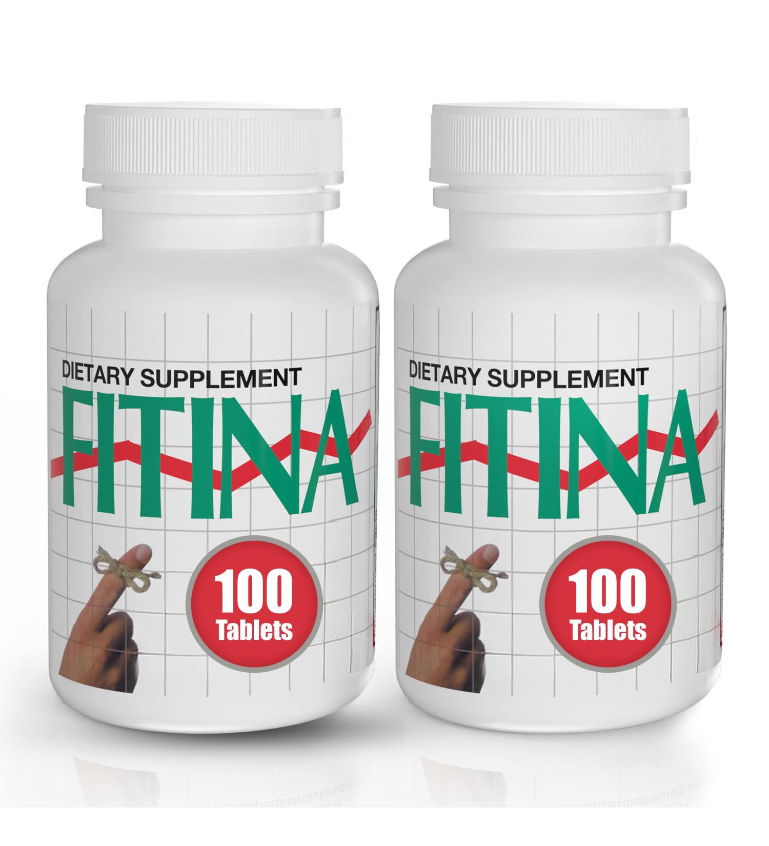 Fitina Brain Health Supplement with B Vitamins for Memory, Focus, and Cognitive Support, 100 Tablets, 2-Pack - Buy Online on GoSupps.com