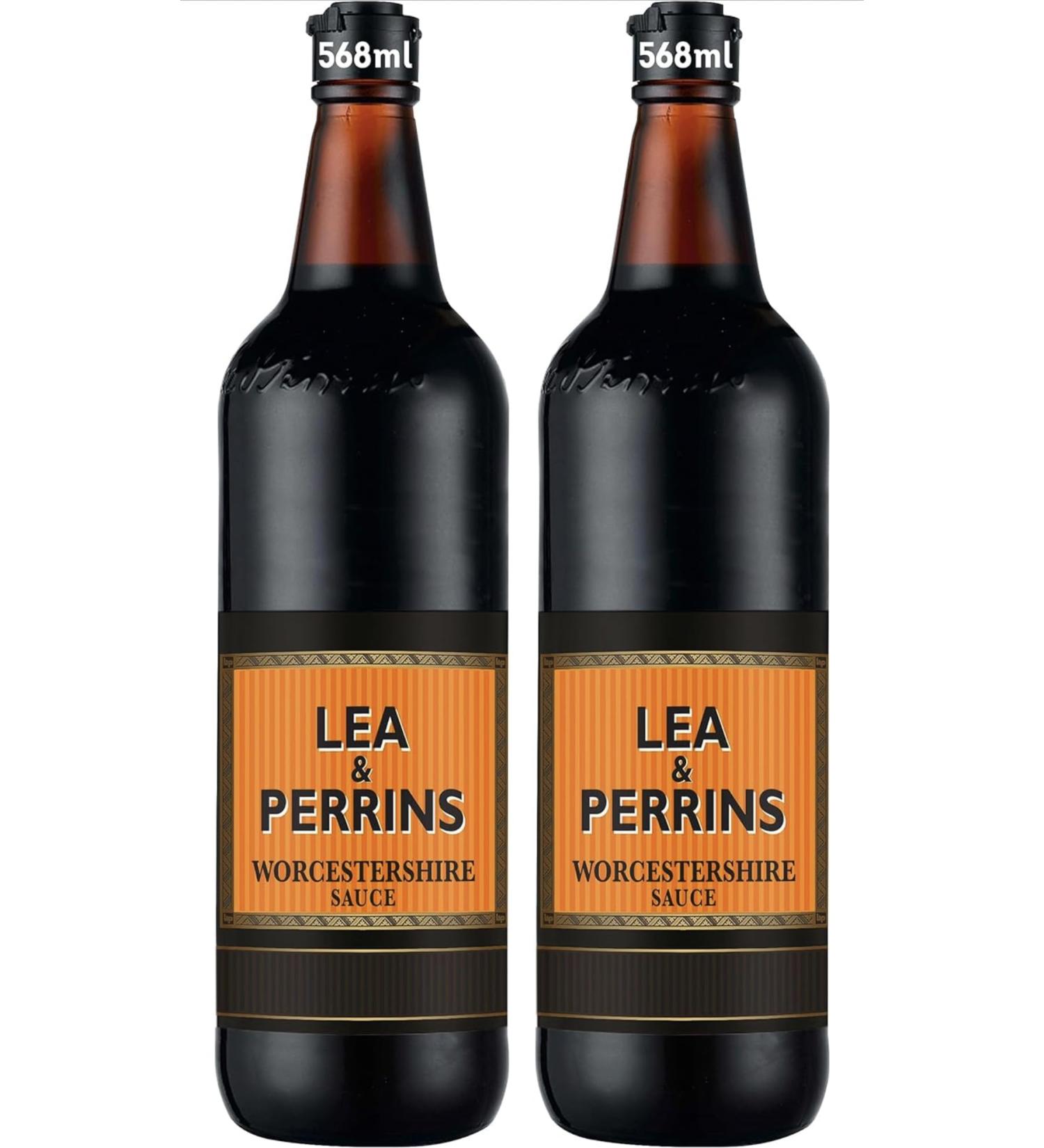 Lea & Perrins Worcestershire Sauce Combo - 2 x 568 ml | Authentic Flavor | International Shipping Available - Buy Online on GoSupps.com