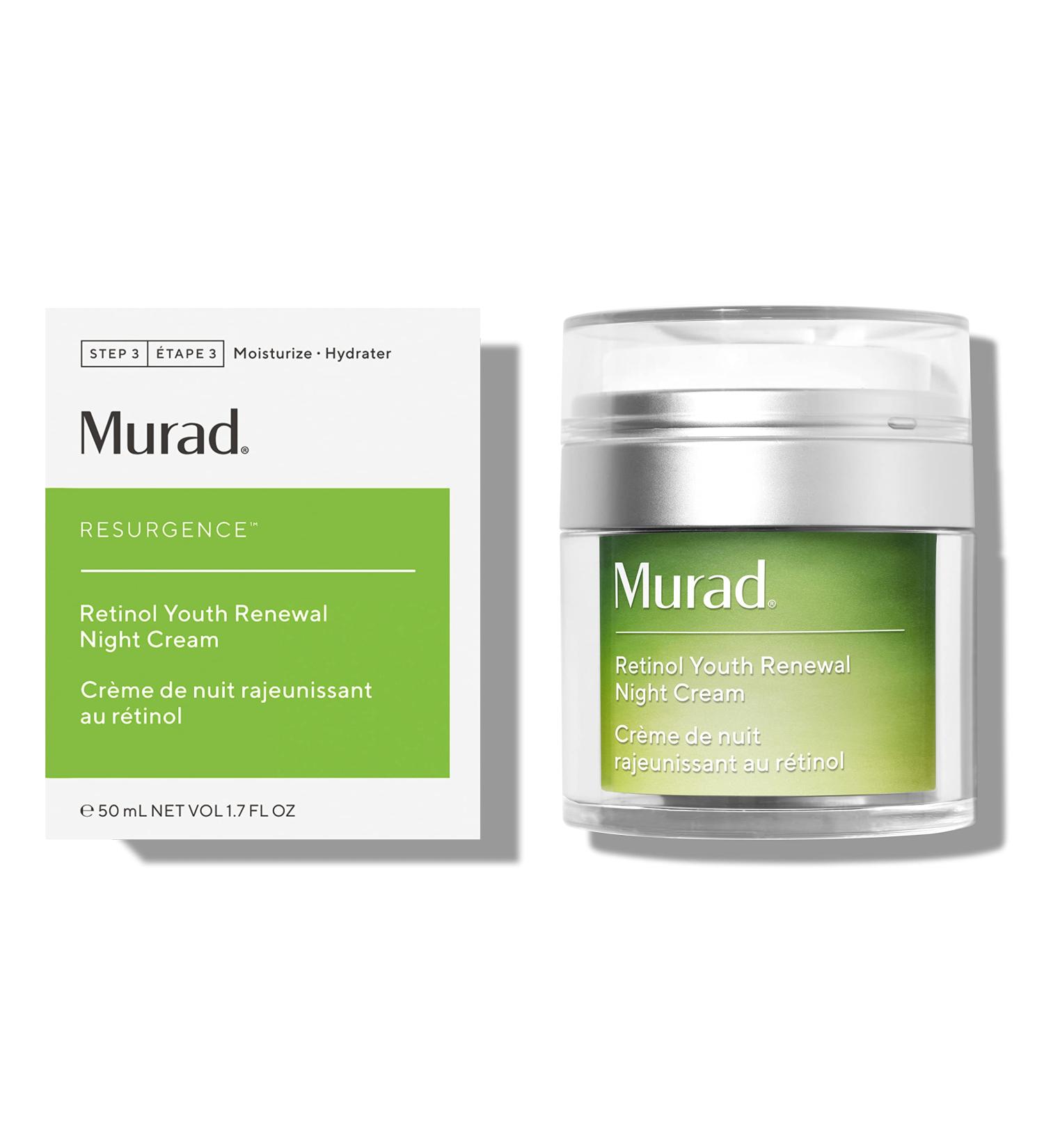 Murad Resurgence Retinol Youth Renewal Serum: Anti-Aging Firming Face & Eye Cream for Fine Lines & Wrinkles - Retinol Tri-Active Technology for All Skin Types - Buy Online on GoSupps.com