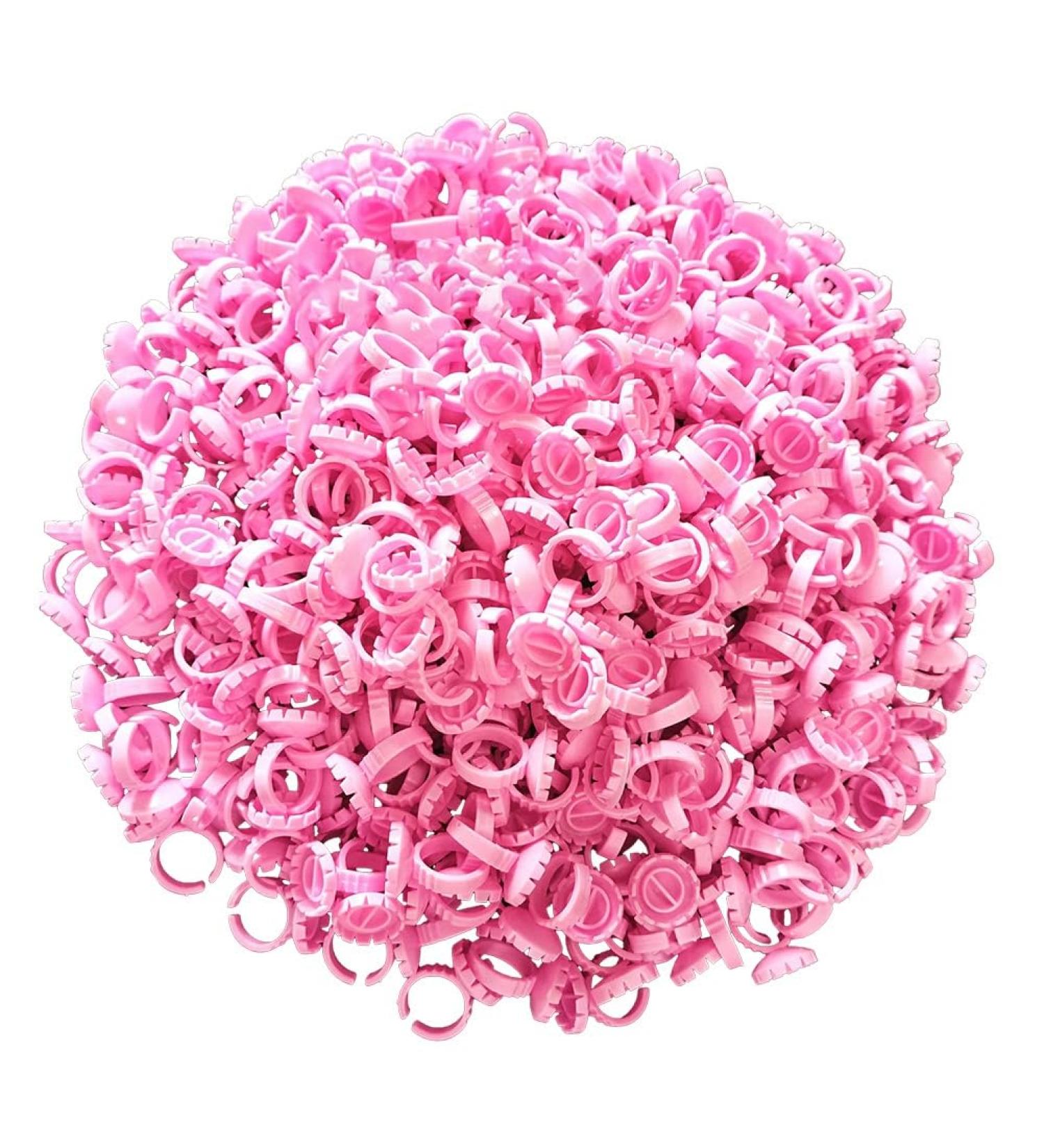 Lizusidtsy Glue Rings Lash Ring for Glue Lash Glue Ring Holder Blooming Eyelash Glue Holder 400Piece - Buy Online on GoSupps.com