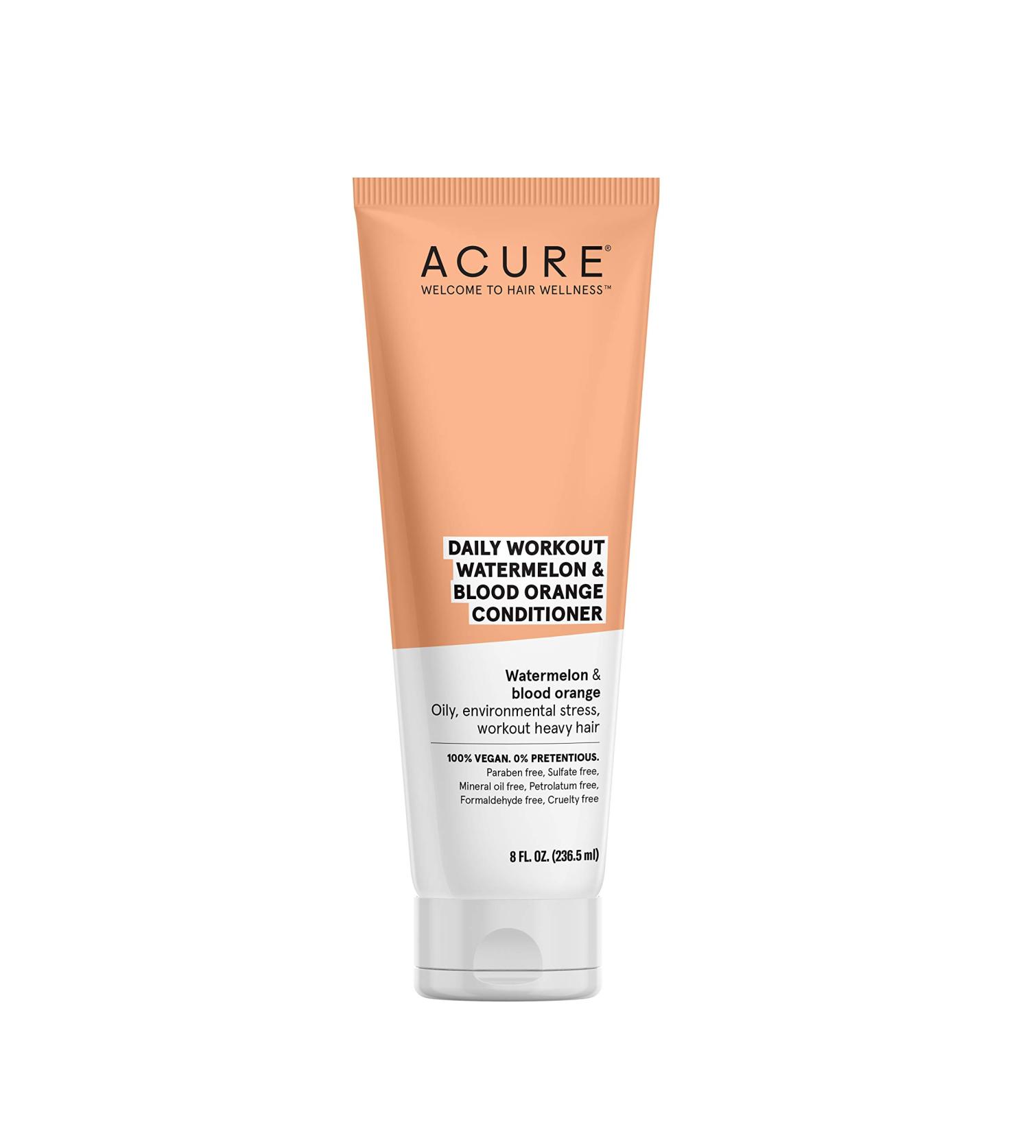 Acure Daily Workout Conditioner - Watermelon & Blood Orange, 8 fl oz | Nourish & Revitalize - Buy Online on GoSupps.com