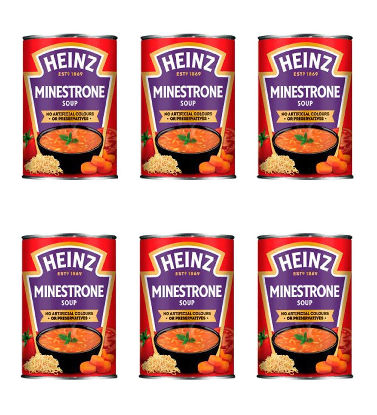 KRISP Minestrone Pack of 6 x 400g cans for tomatoes and vegetables