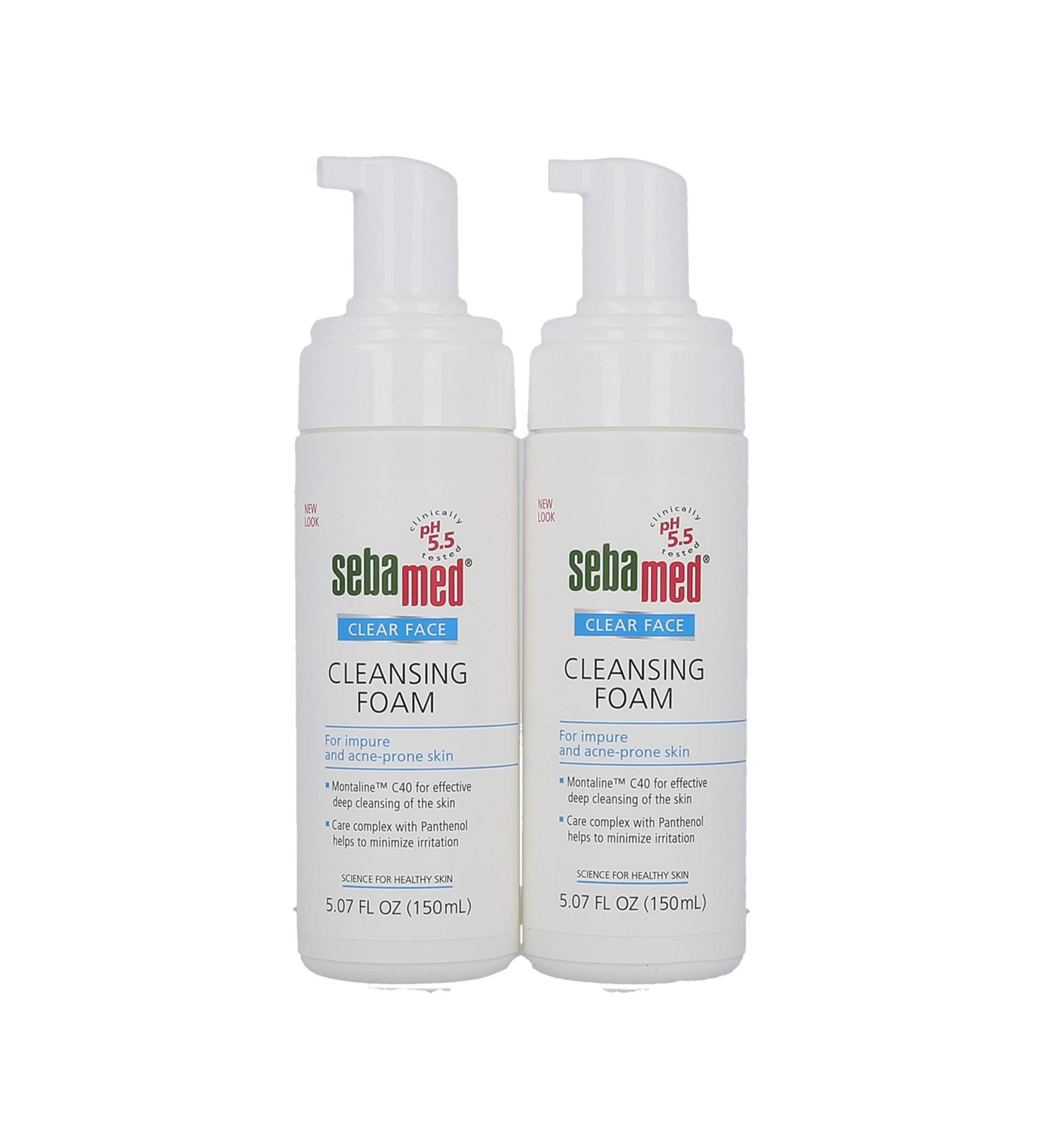 Sebamed Clear Face Cleansing Foam for Acne-Prone Skin - 5.07 Fl Oz (Pack of 2) - Buy Online on GoSupps.com