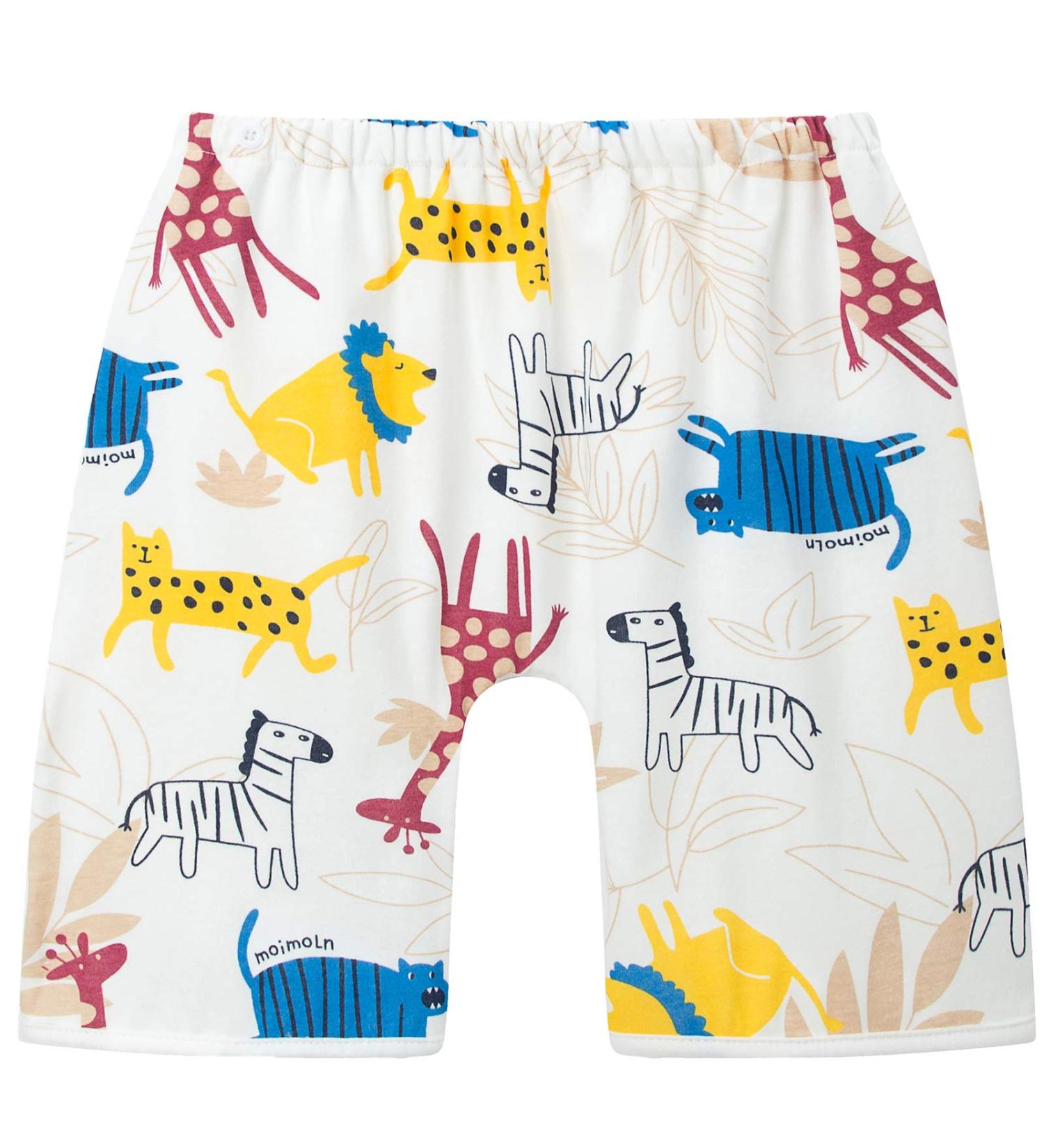 Happy Cherry Baby Washable Diaper Skirt | Waterproof Absorbent Training Pants for Boys & Girls | Cartoon Animal World Design | Low Waist Fit - Buy Online on GoSupps.com