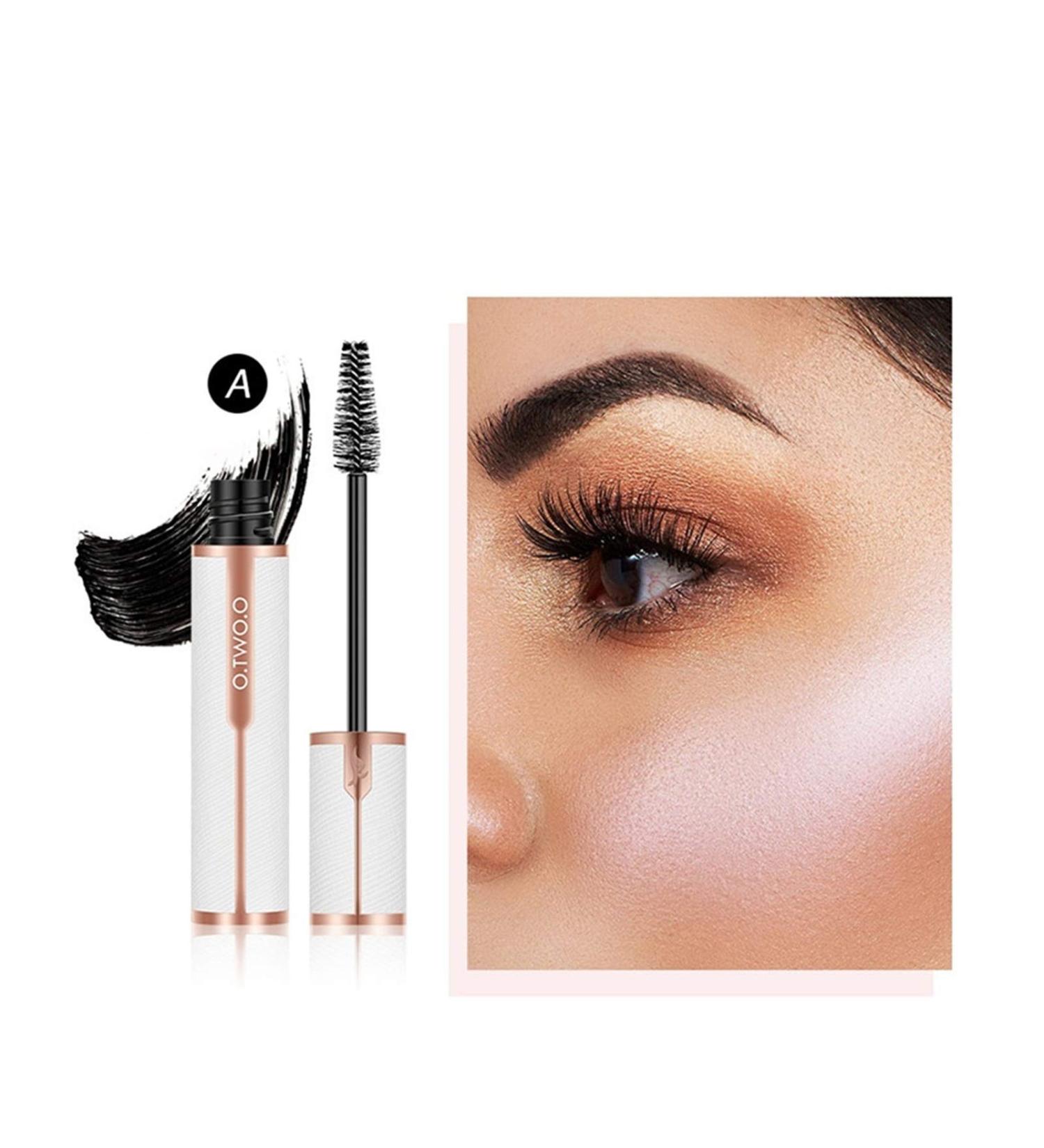 Mascara Haute Pigment Encre 4D tanche Mascara Fibre de Fibre de Fibre de la Soie Mascara Mascara Noir Curling Cils pais Mascara Oeil Maquillage (Couleur : 1) - Buy Online on GoSupps.com