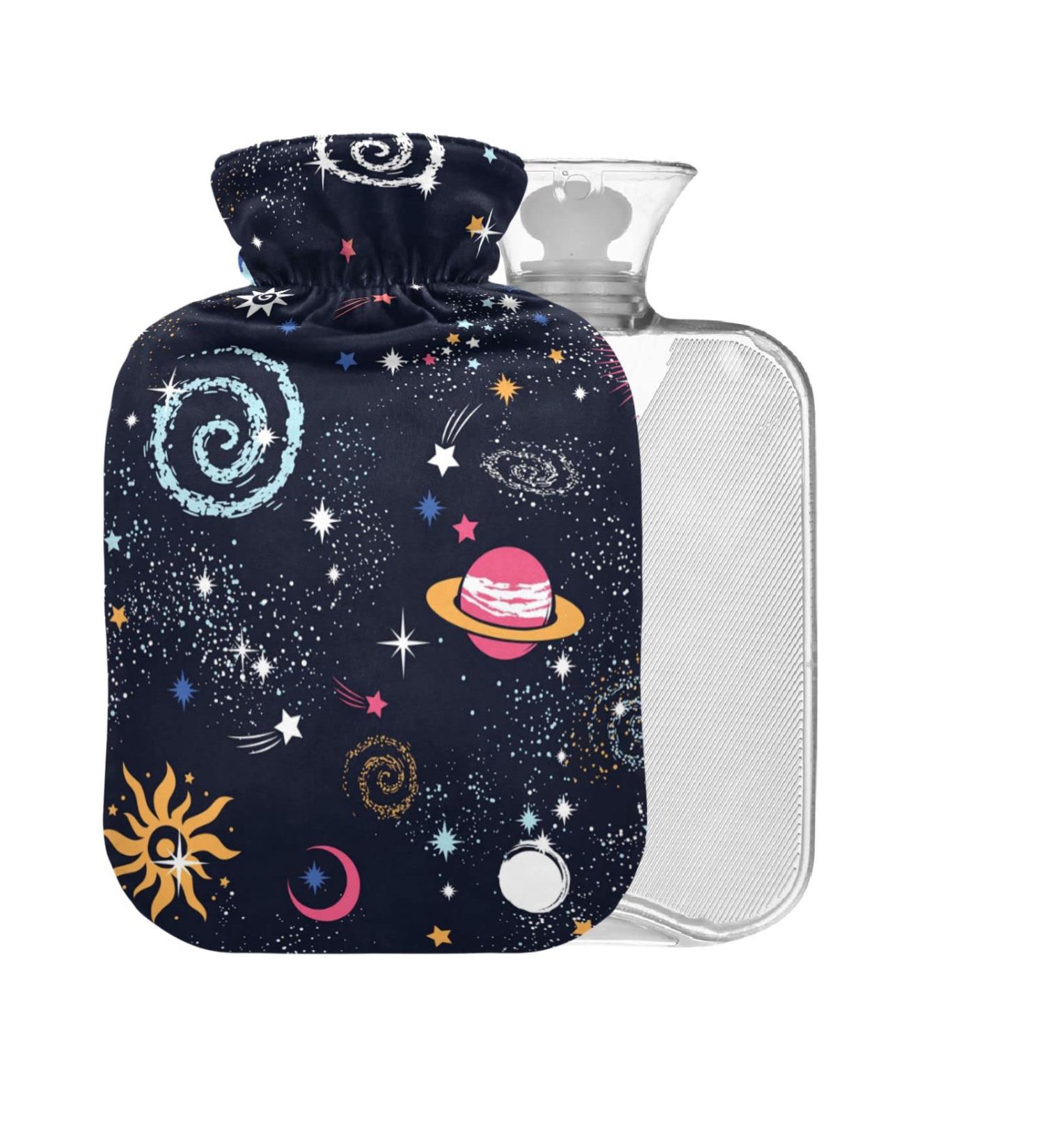 Galaxy BAP Free Hot Water Bottle 2L - Large Pain Relief Bag with Cover for Headaches Neck & Shoulders - International Shipping Available - Buy Online on GoSupps.com