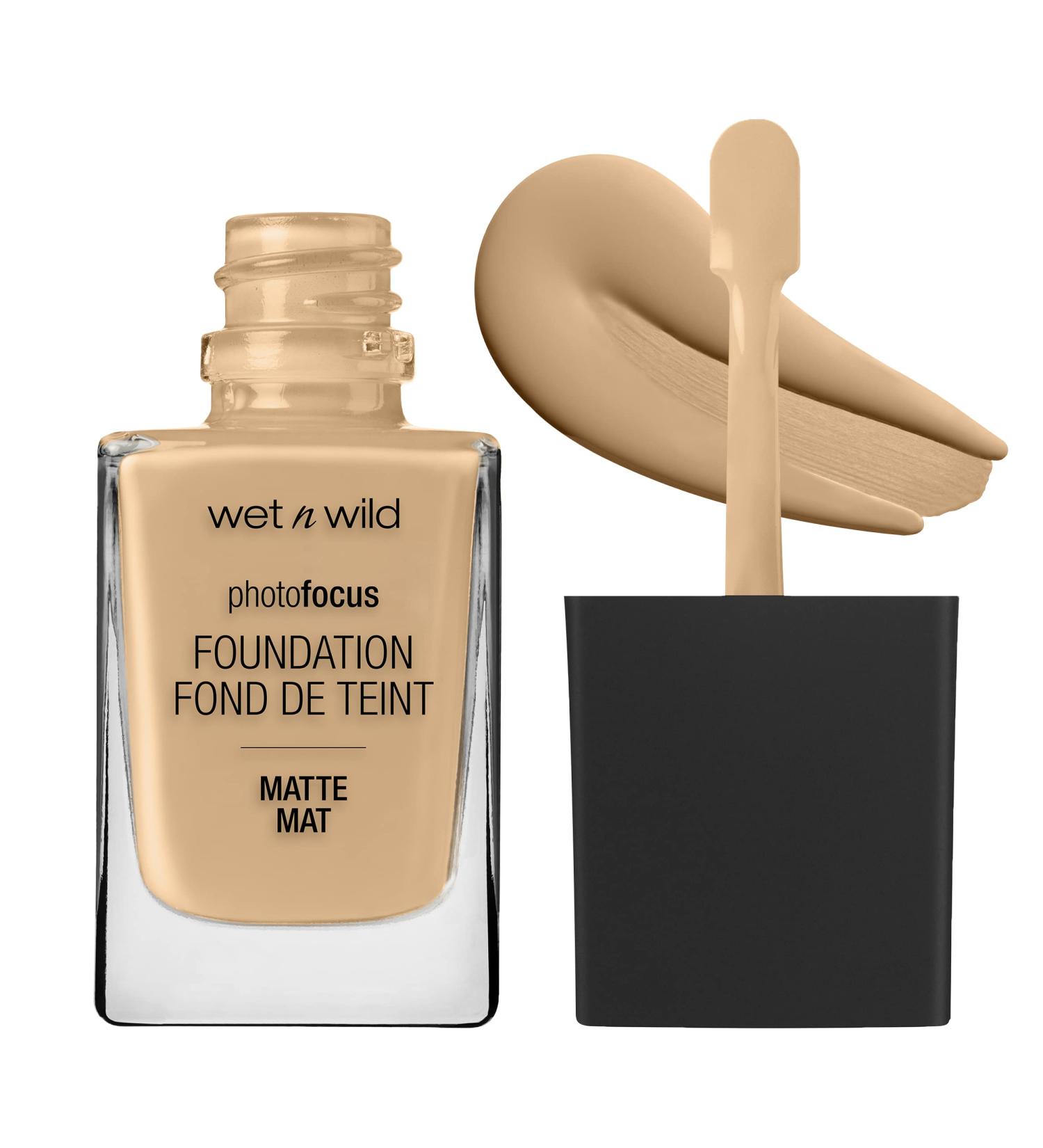Wet n Wild Photo Focus Matte Liquid Foundation Cream Beige - Vegan & Cruelty-Free 1 Fl Oz - Buy Online on GoSupps.com