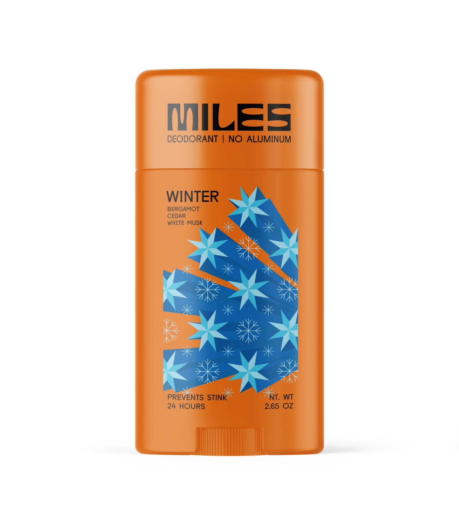 Miles Aluminum-Free Kids Deodorant for Boys and Girls - Non-Toxic Hypoallergenic Safe and Gentle Deodorant for Kids and Teens - Winter Scent 1-Pack Winter 2.65 Ounce (Pack of 1) - Buy Online on GoSupps.com