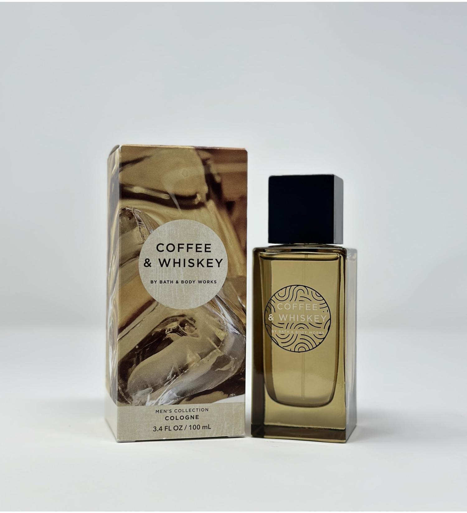 Bath and Body Cologne Men's Collection 3.4 FL OZ / 100 ML (Regular size Coffee & Whiskey) 3.4 Fl Oz (Pack of 1) Coffee & Whiskey