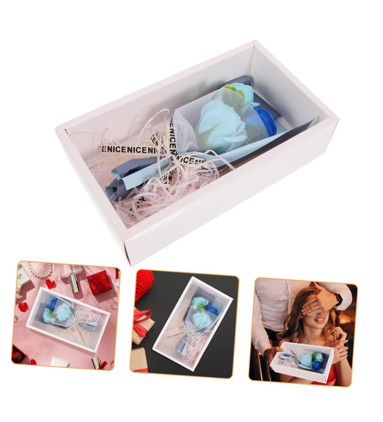 POPETPOP 2 Sets Rose Bouquet Box Essential Oil Rose Soap Fake Soap Bouquets Preserved Rose Bouquet Artificial Flowers Bouquet Soap Rose Rose Scented Wedding Arrangement - Buy Online on GoSupps.com