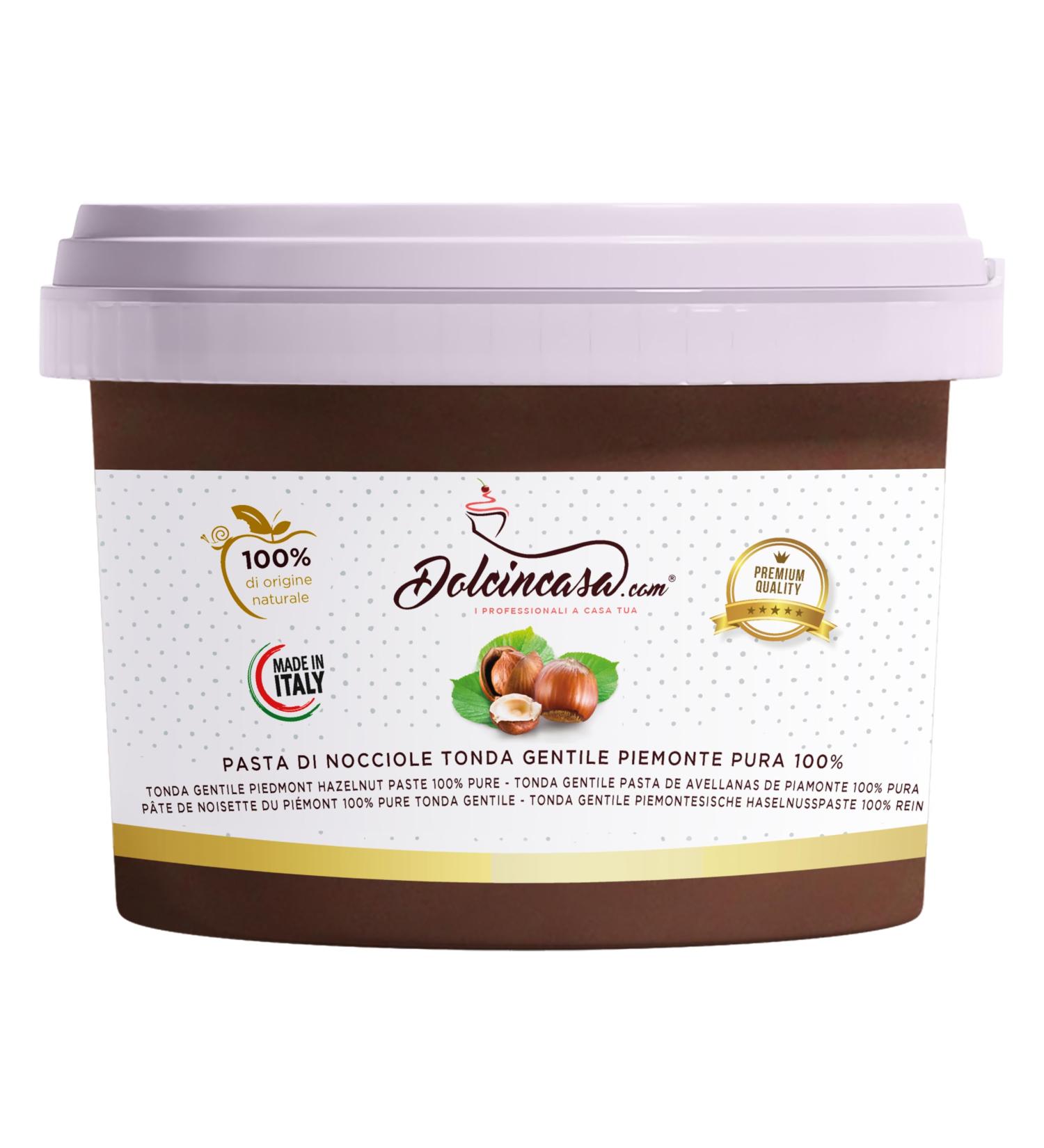 Dolcincasa.com P te de Noisette lisse pour Glaces et P tisseries Sans Gluten Sans Sucre Ajout 200g - Buy Online on GoSupps.com