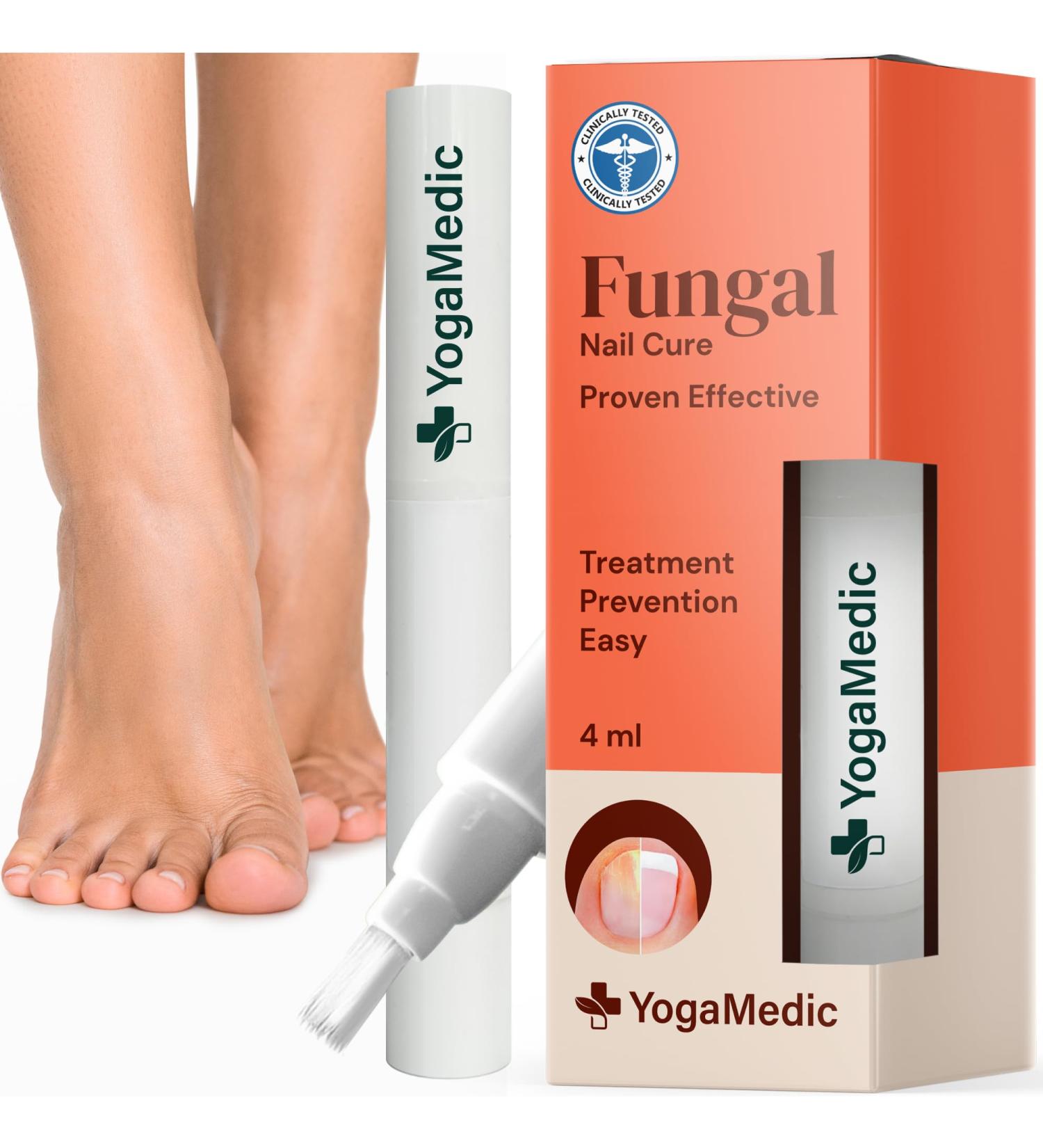 YogaMedic Nail Fungus Pen - Patented Quick Treatment for Toenail Fungal Infections - Buy Online on GoSupps.com