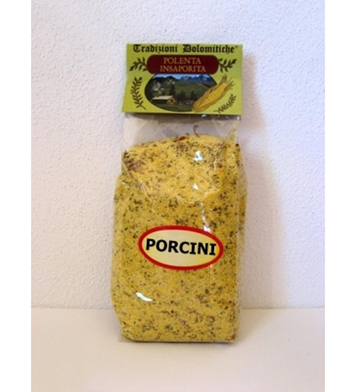 Polenta with porcini mushrooms 400 gr.