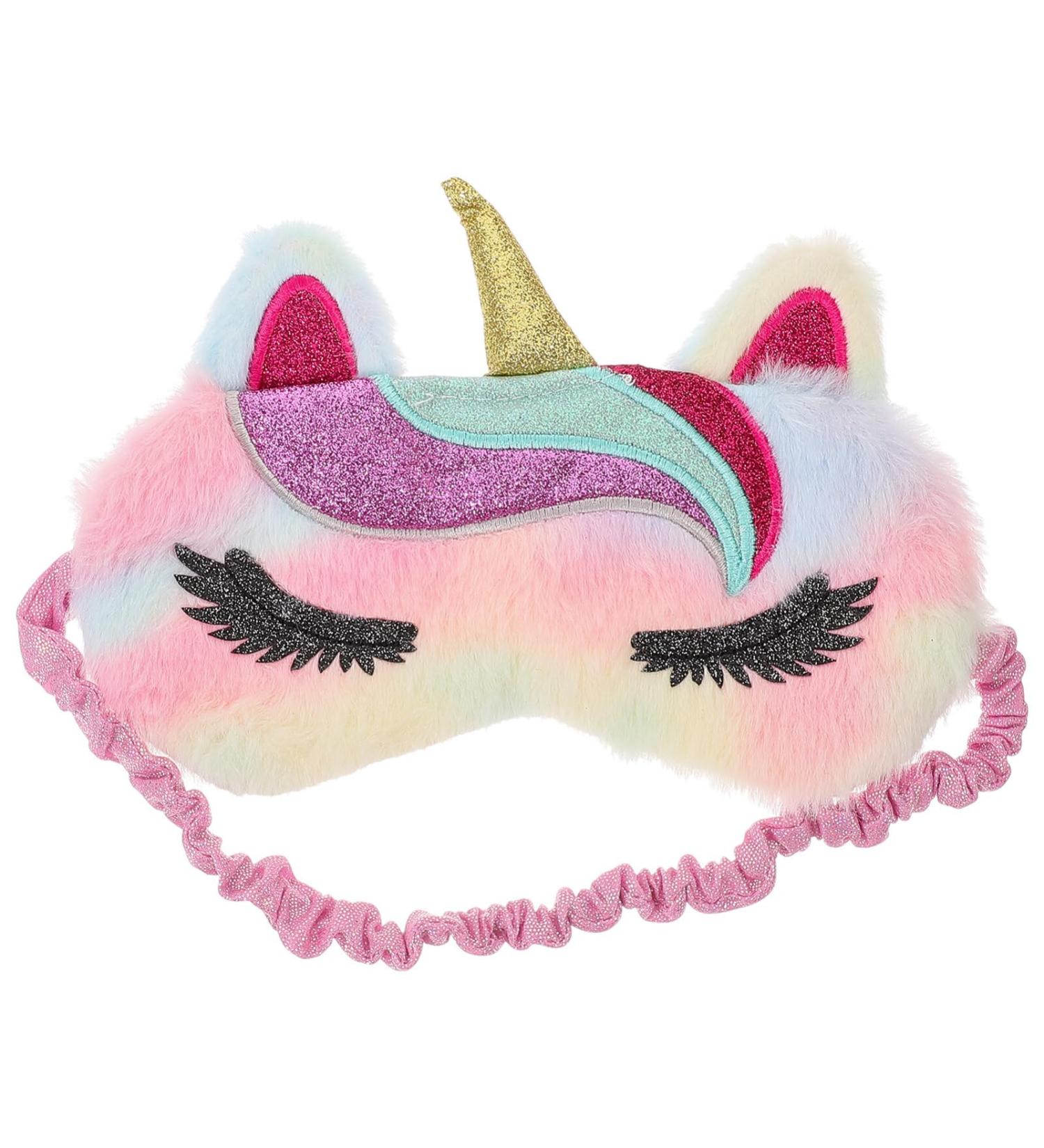 Shop Baluue Cute Animal Unicorn Sleep Mask - Plush Eye Cover for Kids Teens & Women | Perfect Sleeping Eyeshade - Buy Online on GoSupps.com