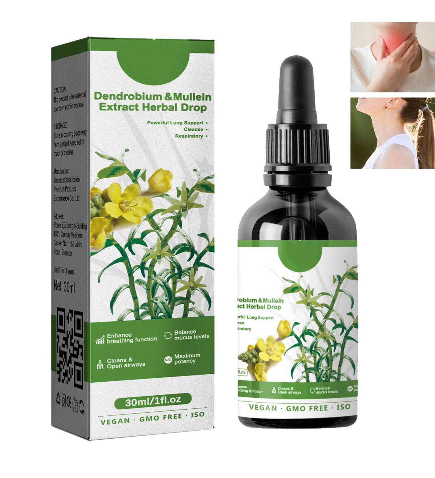 Clear Breath Drops - Herbal Lung Cleanse Support 30ML - 1PC - Buy Online on GoSupps.com