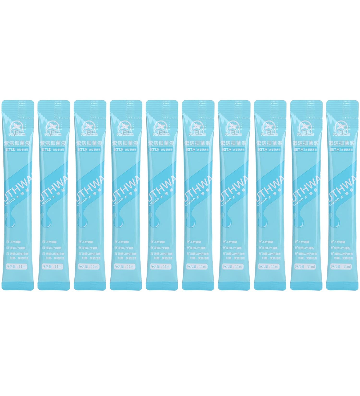 Refreshing Mint Mouthwash | Gentle Disposable Mouthwash for Travel | Easy & Comfortable Fresh Breath Solution - Buy Online on GoSupps.com