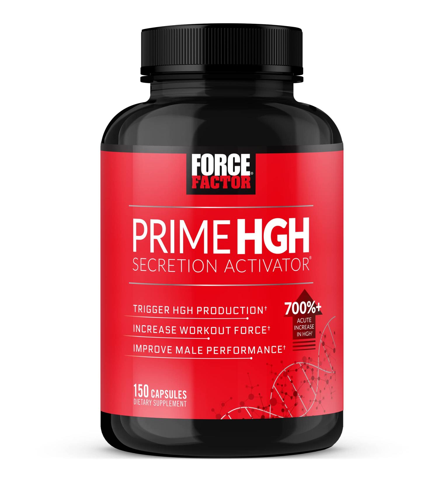 Force Factor Prime HGH Activator Supplement for Men - 150 Capsules - Buy Online on GoSupps.com