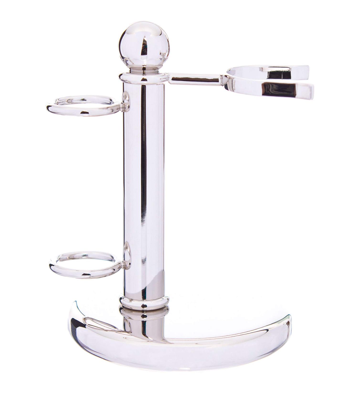 Plissons 5241 holder for shaving brush and razor nickel-plated