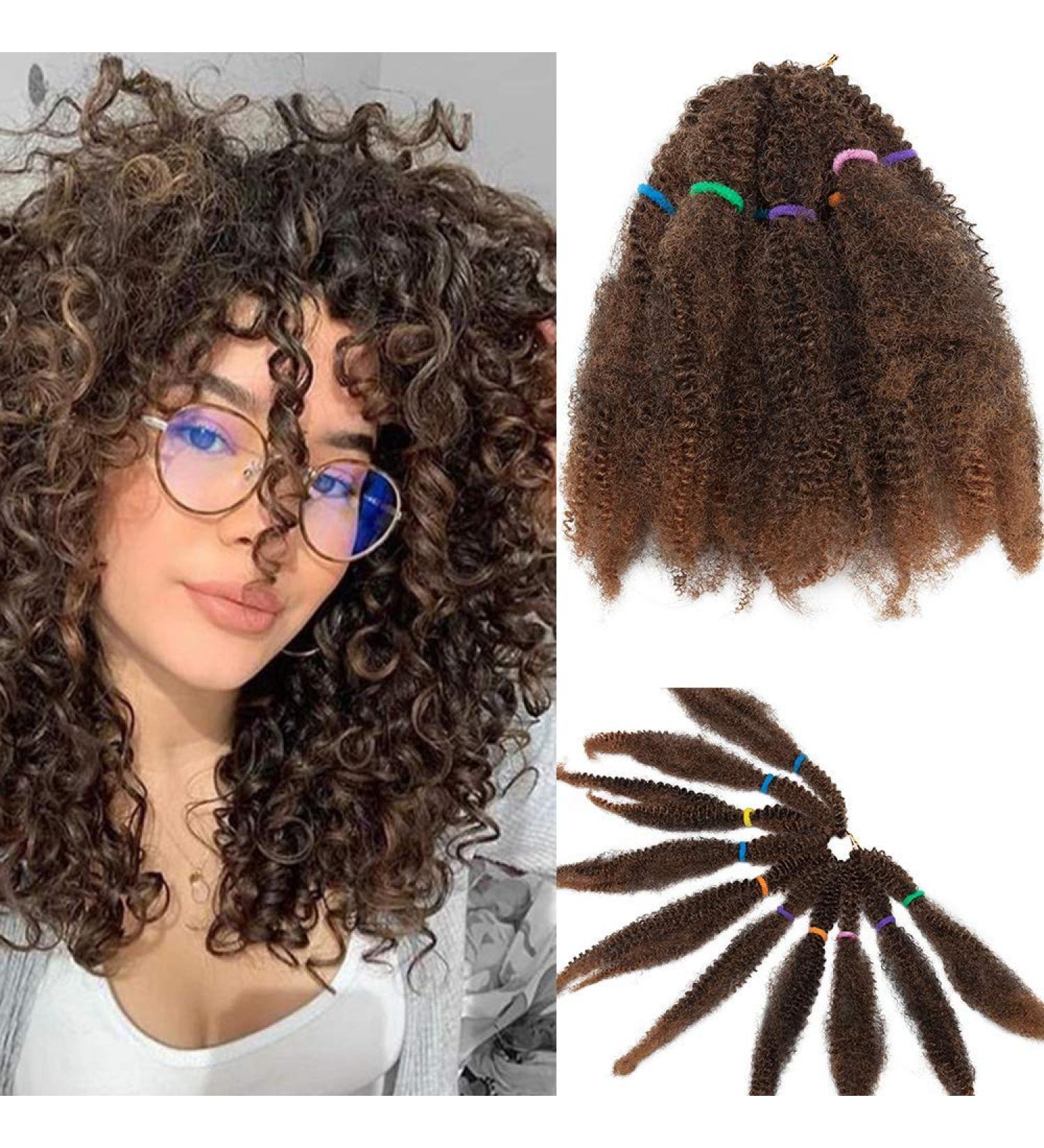 Buy SEGO 3 Packs Afro Crochet Braids - Kinky Curly Hair Extensions in Natural Black & Light Brown International Shipping Available - Buy Online on GoSupps.com
