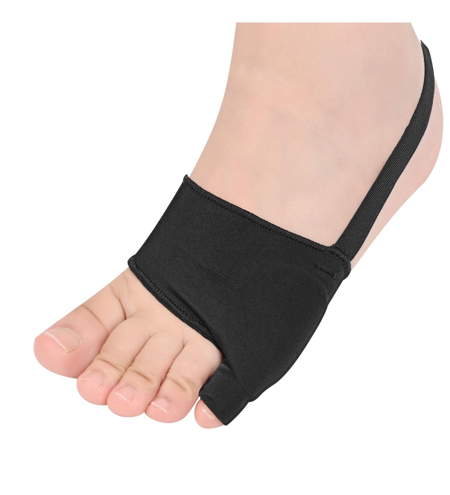 DYKOOK Tailors Bunion Corrector - 1 Pair Bunionette Sleeves with Gel Pads & Non-Slip Strap for Pain Relief & Toe Straightening (Black, Small) - Buy Online on GoSupps.com
