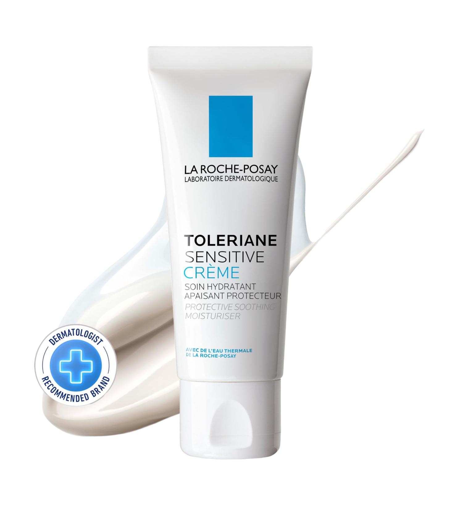 La Roche-Posay Face Moisturizer Toleriane Sensitive Face Cream with Niacinamide and Ceramides for Normal to Combination Skin Sensitive Skin Alcohol Free Fragrance Free 40mL ( Packaging May Vary ) CREAM Normal-Combination Skin - Buy Online on GoSupps.com
