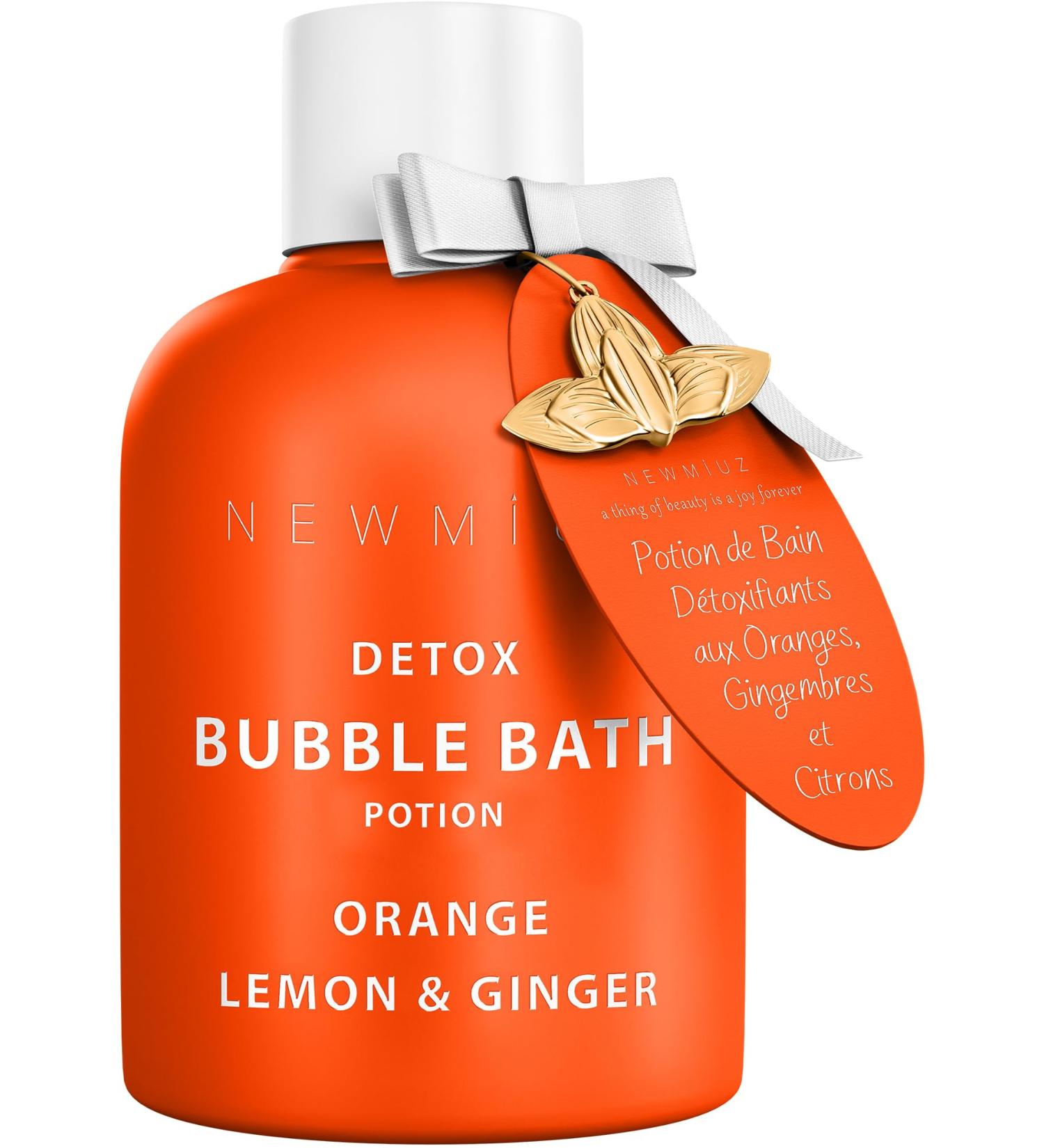 Natural Detox Bubble Bath with Citrus Essential Oils - Hydrating, Relaxing, and Stress Relief - Perfect Self Care Spa Gift for Women and Men - Birthday or Christmas Present - Buy Online on GoSupps.com