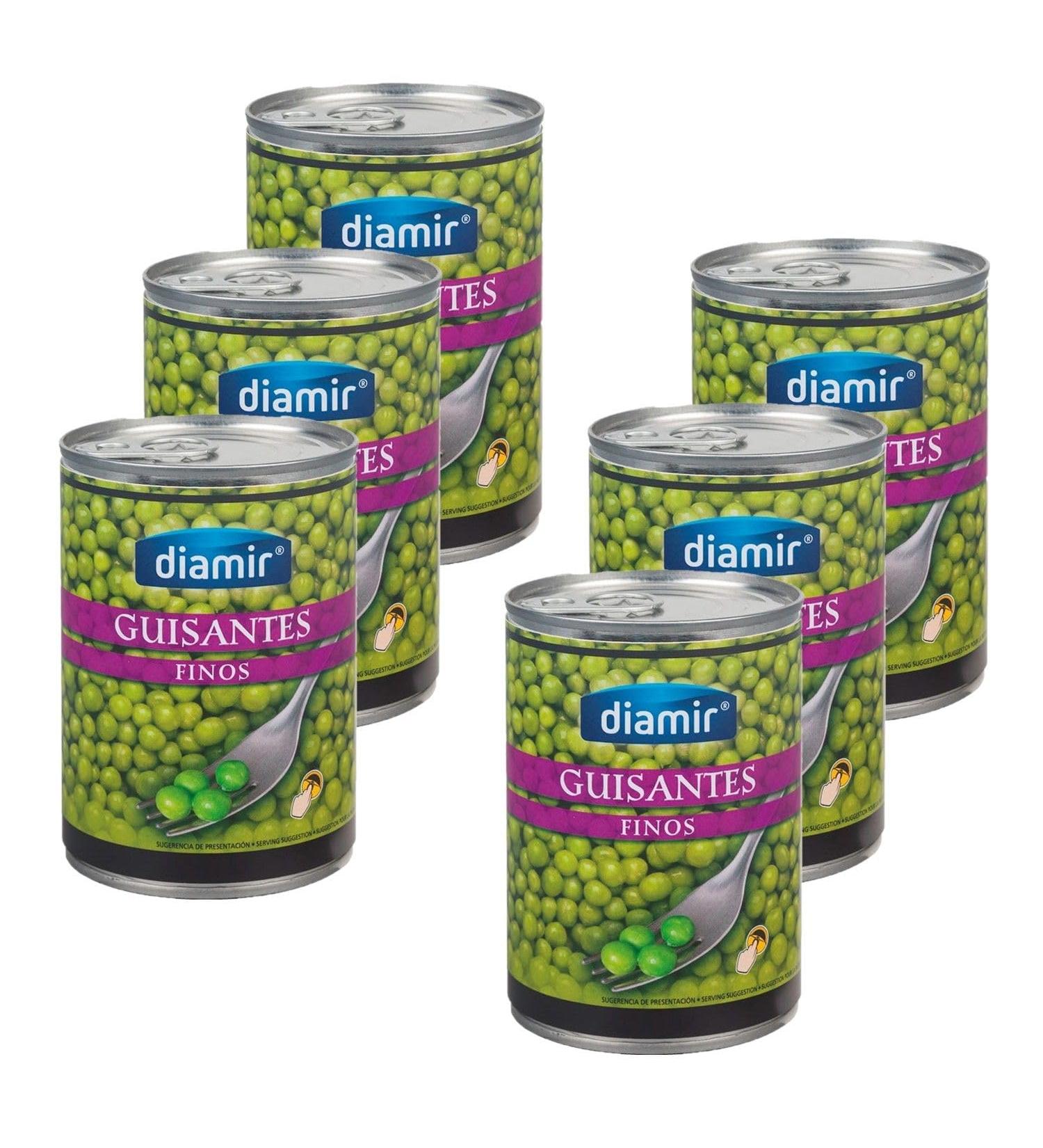 Lot of 6x Fine peas - Box 400g