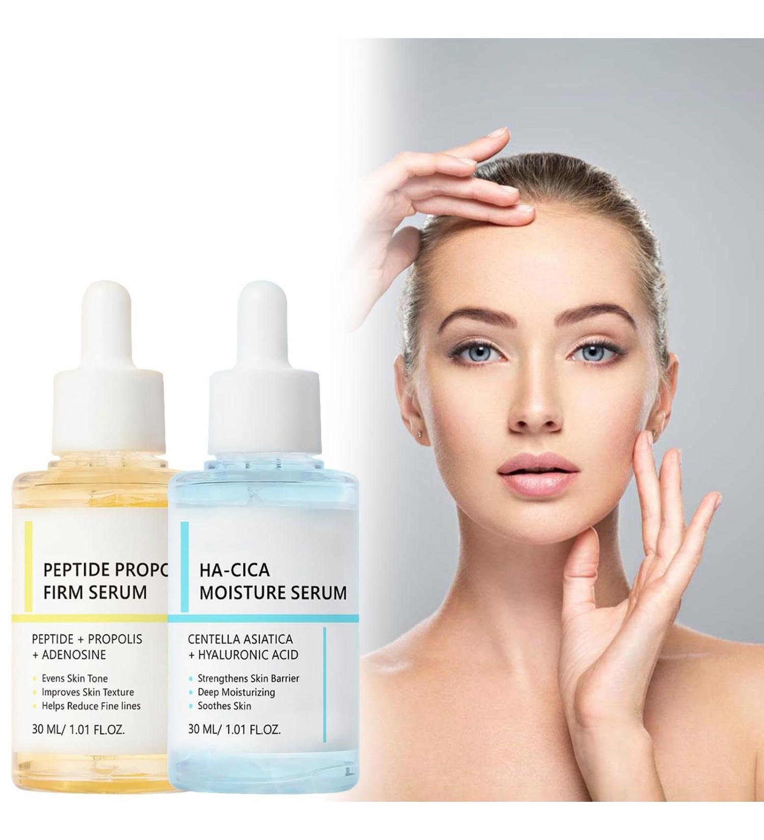  Rubu22a 2 x Renewal Peptide Propolis Propolis Moisturizing Anti-Wrinkle Serum for Firming Face Peptide Propolis for All Skin Types (30ml) - Buy Online on GoSupps.com