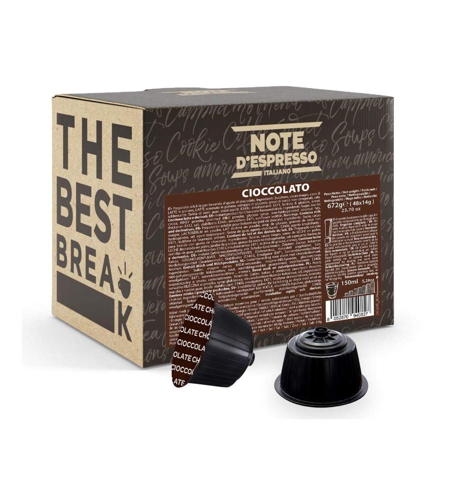 Espresso Note - Chocolate - Capsules Exclusively Compatible with NESCAFE* DOLCE GUSTO* Machines - 48 caps - Buy Online on GoSupps.com