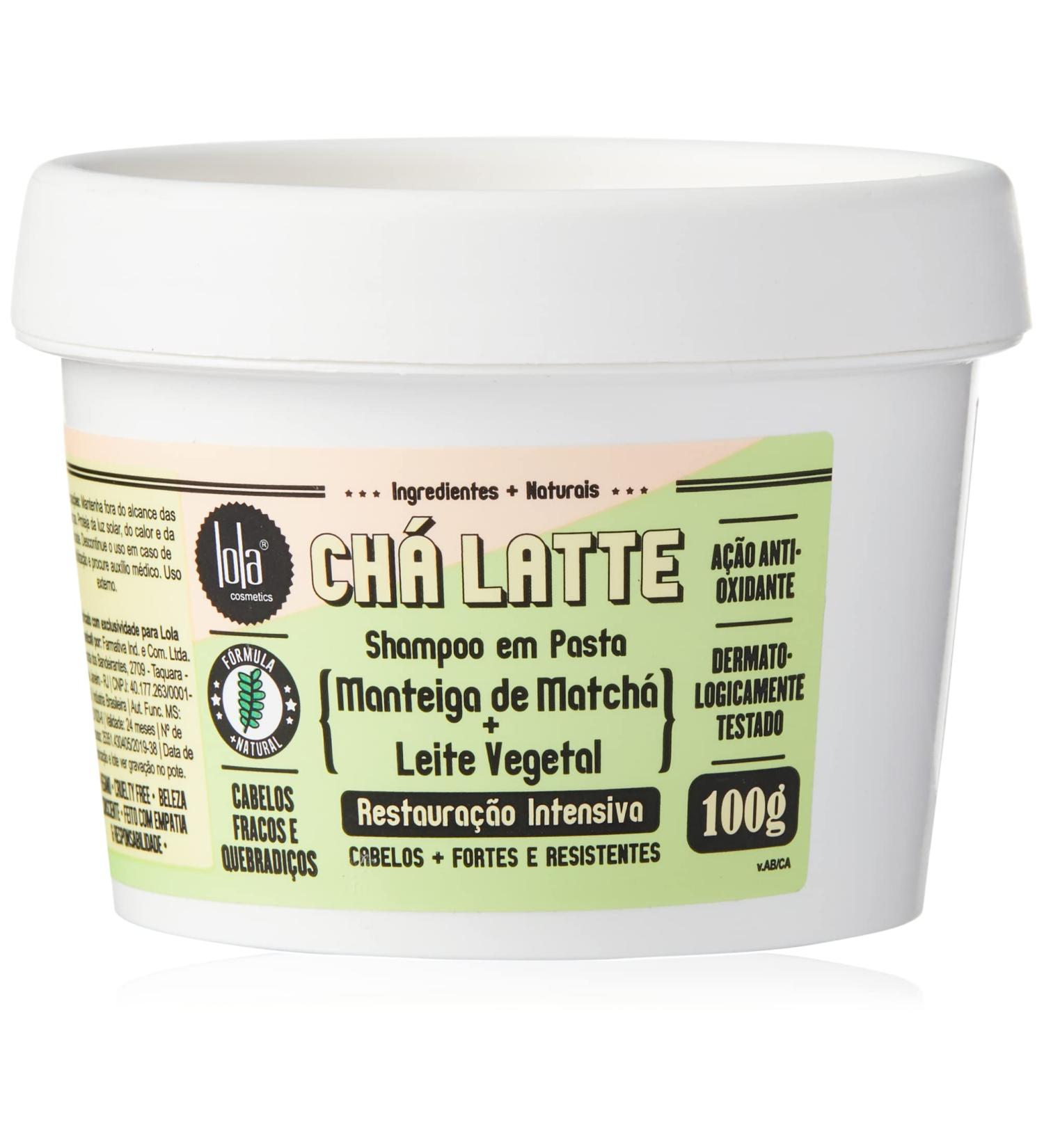 Lola Brasil Cha Latte Shampoo Paste - Matcha Butter & Vegetable Milk - 100g | International Shipping - Buy Online on GoSupps.com