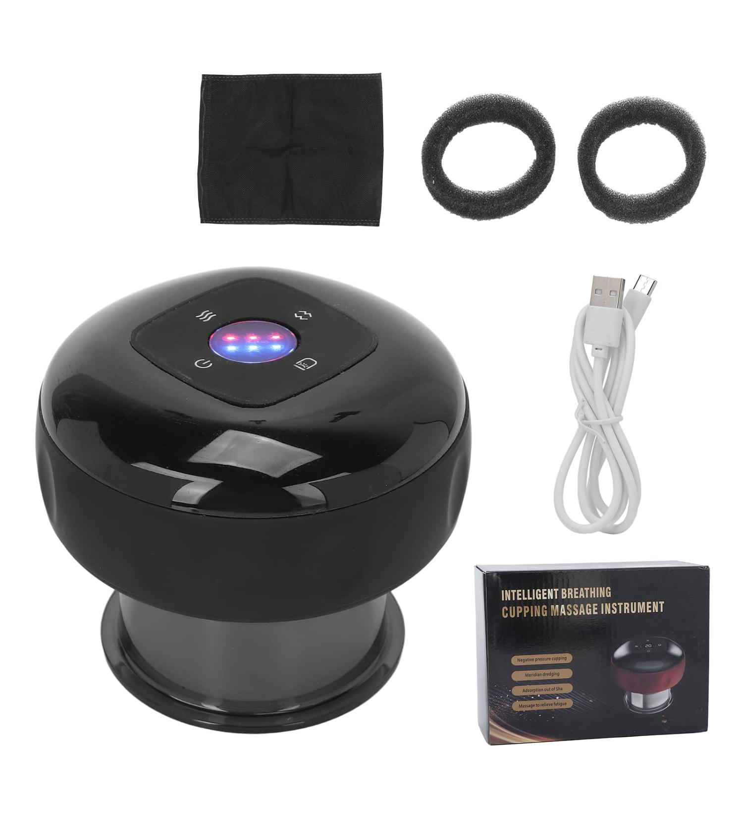 Professional Electrical Cupping Therapy Massager - Adjustable Smart Cup Tool for Back Neck Shoulders & Cellulite Relief - International Shipping Available - Buy Online on GoSupps.com