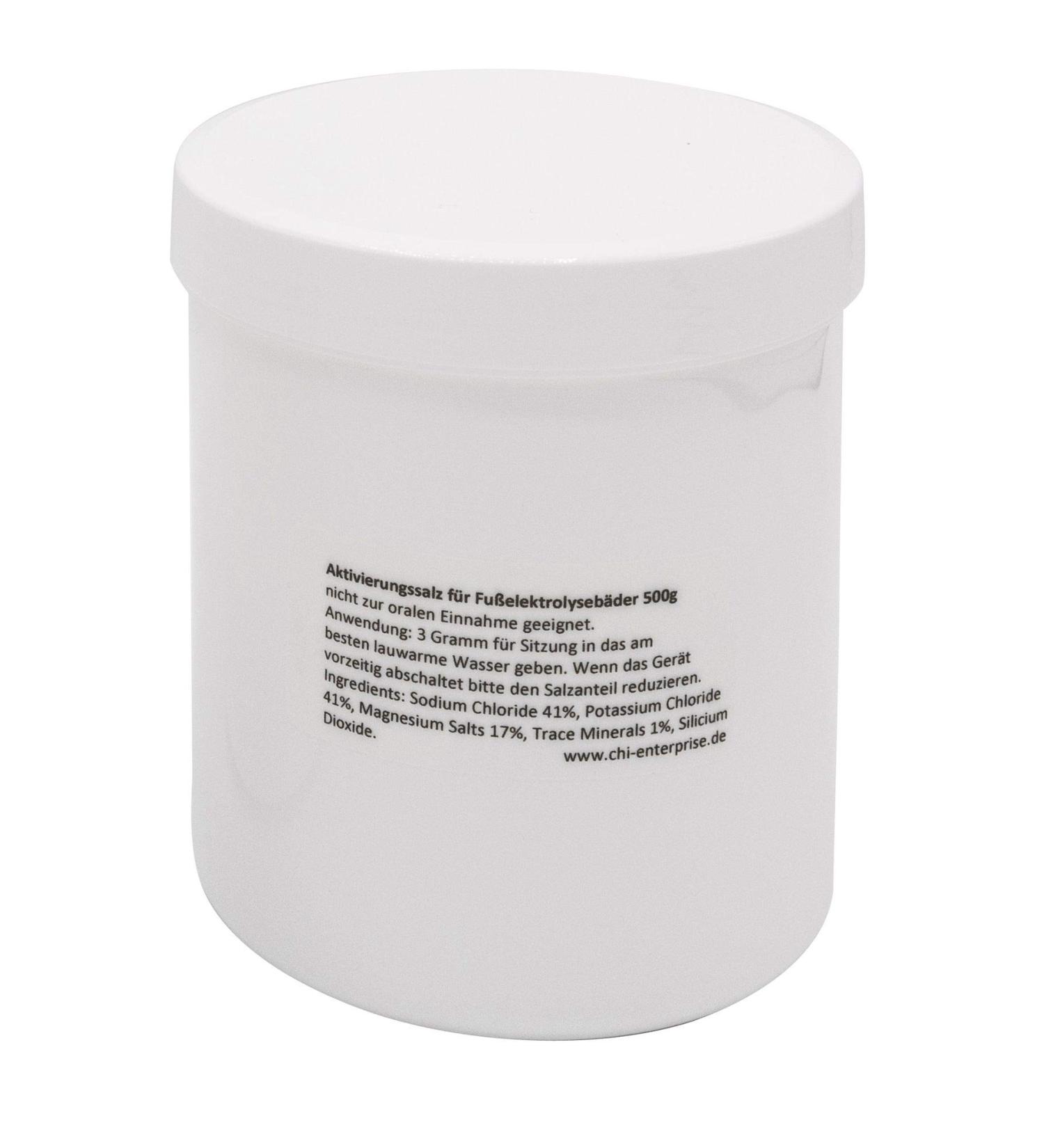 chienterprise 500 g activation salt for Hydrosana Bioenergiser Detox Spa Ion Cleanser Royal Spa and other foot baths reduced sodium content enriched with potassium and magnesium