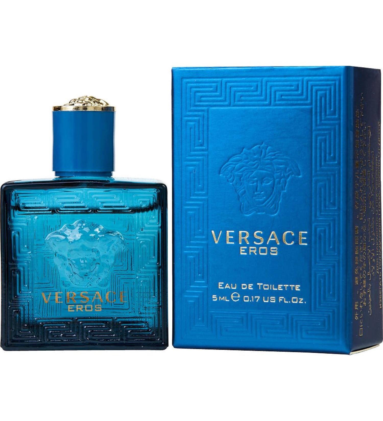 VERSACE EROS by Gianni Versace EDT .17 OZ MINI for MEN ---(Package Of 3)