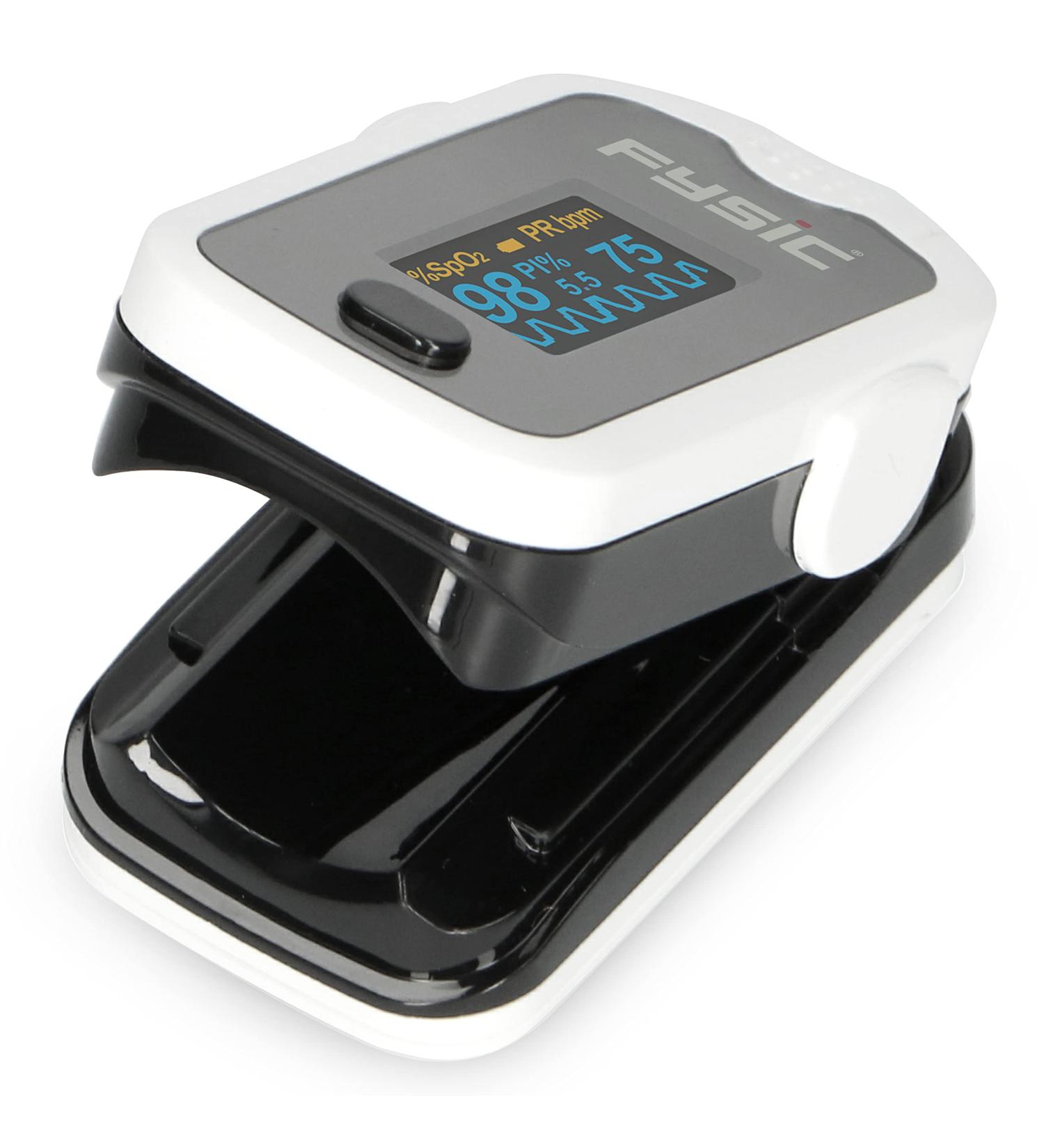 Fysic FPO-11 Pulse Oximeter - Accurate Oxygen Saturation & Blood Oxygen Measurement - Gray - International Shipping Available - Buy Online on GoSupps.com