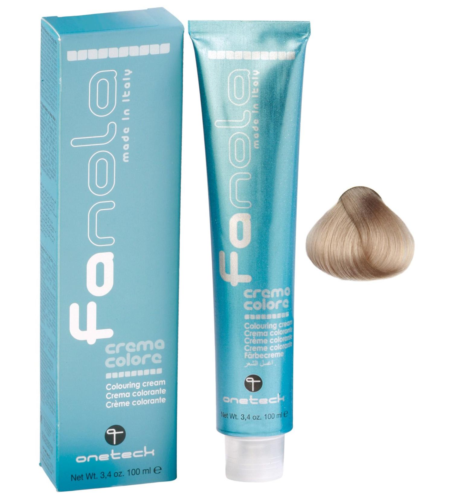 Fanola Crema Colore Colouring Cream 11.13 Super Blonde Platinum Beige 100ml - Buy Online on GoSupps.com