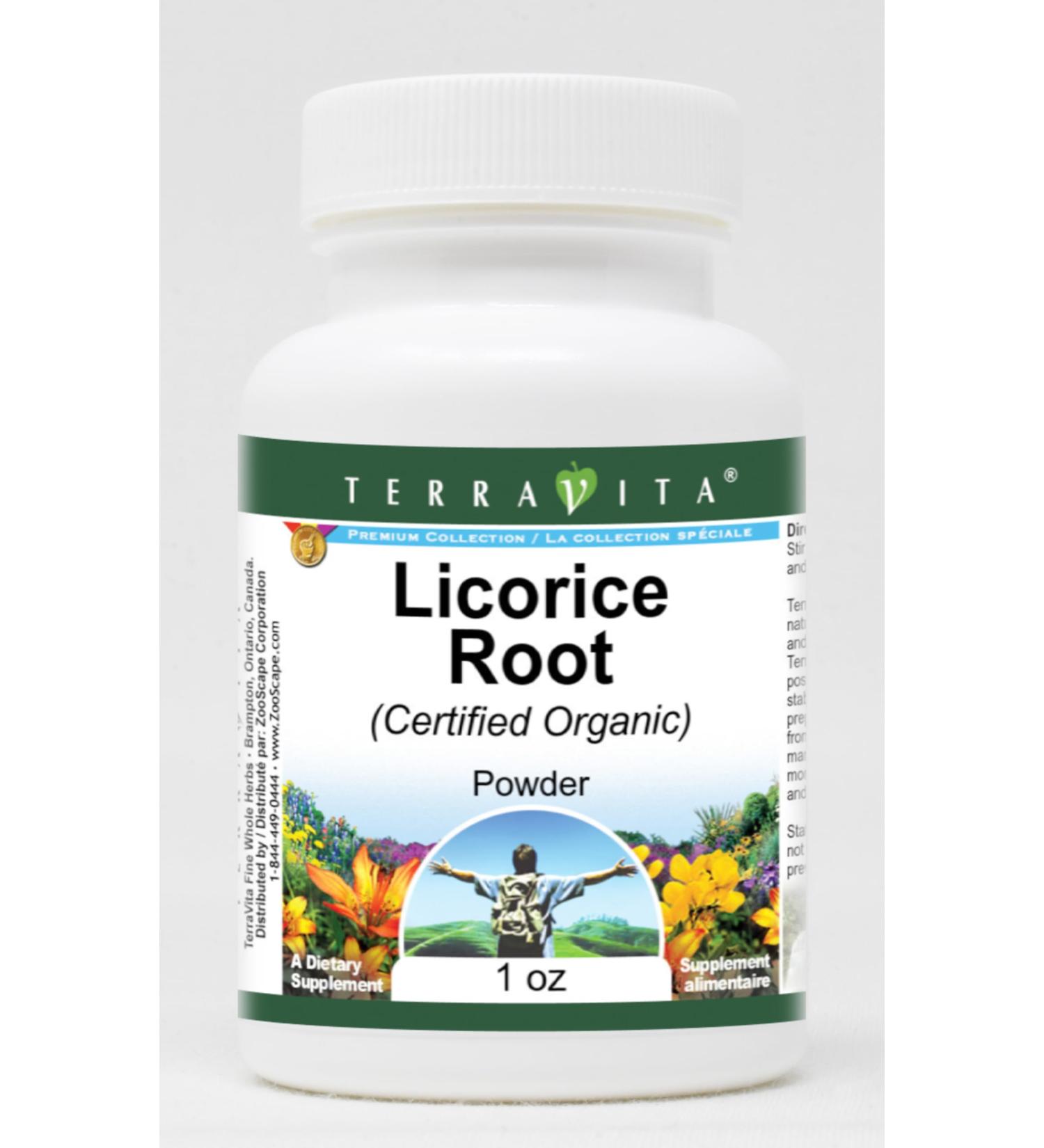 Licorice Root (Certified Organic) Powder (1 oz ZIN: 517739) - Buy Online on GoSupps.com