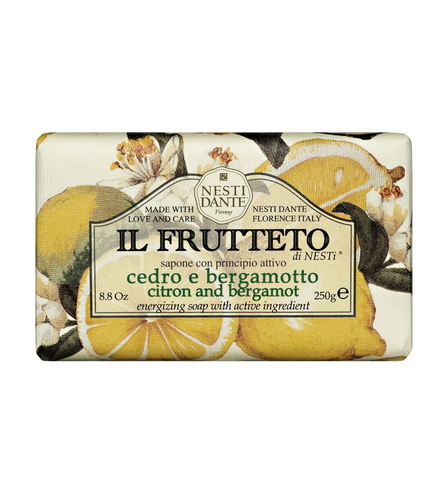Nesti Dante Il Frutteto Lemon and Bergamot Soap 250g - Buy Online on GoSupps.com