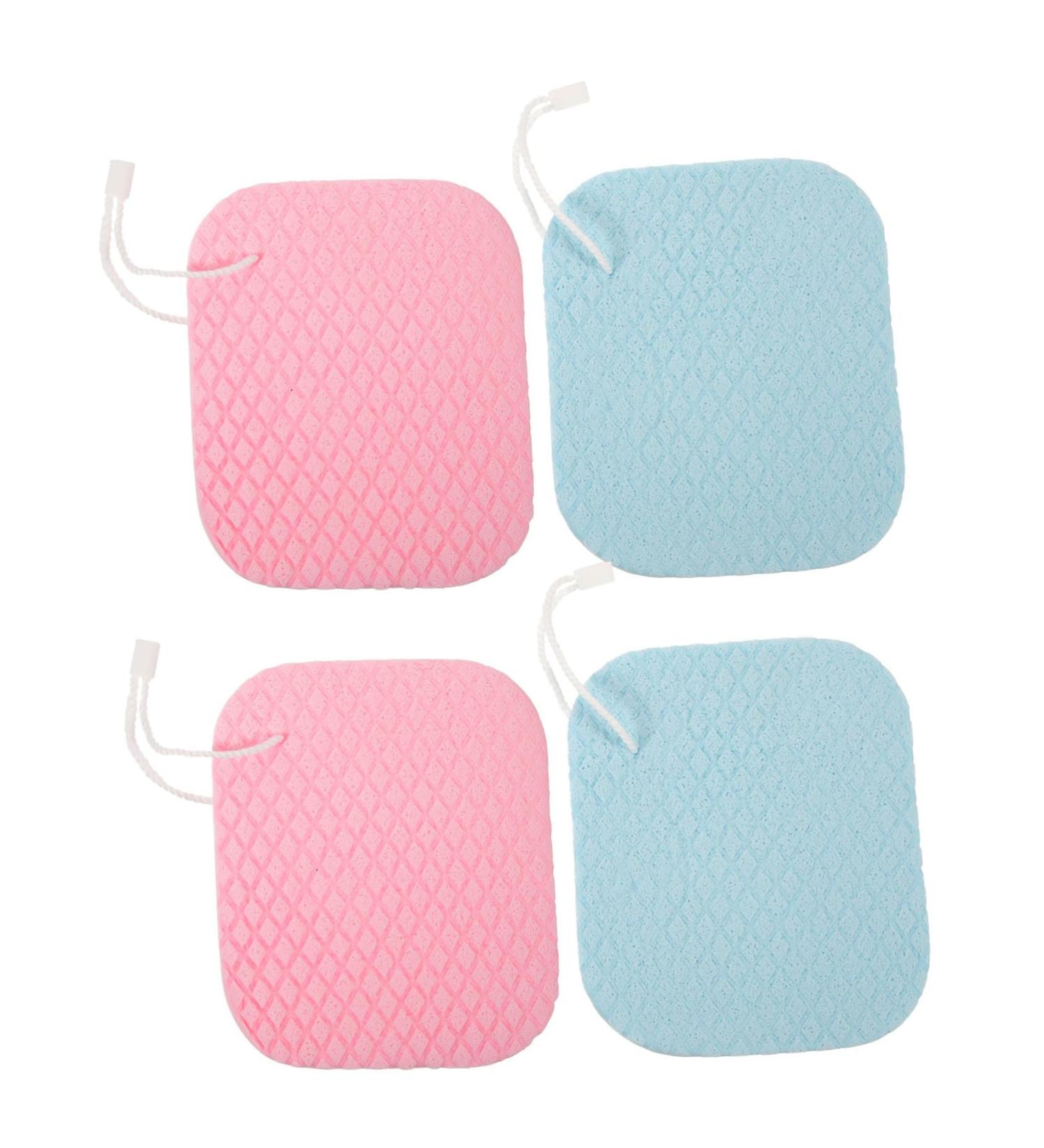 Beaupretty Lanyard face wash with lanyard face scrub sponge face wash sponge facial exfoliating sponge esponjas para maquillaje exfoliating bath sponge Washing device make up travel Travel - Buy Online on GoSupps.com